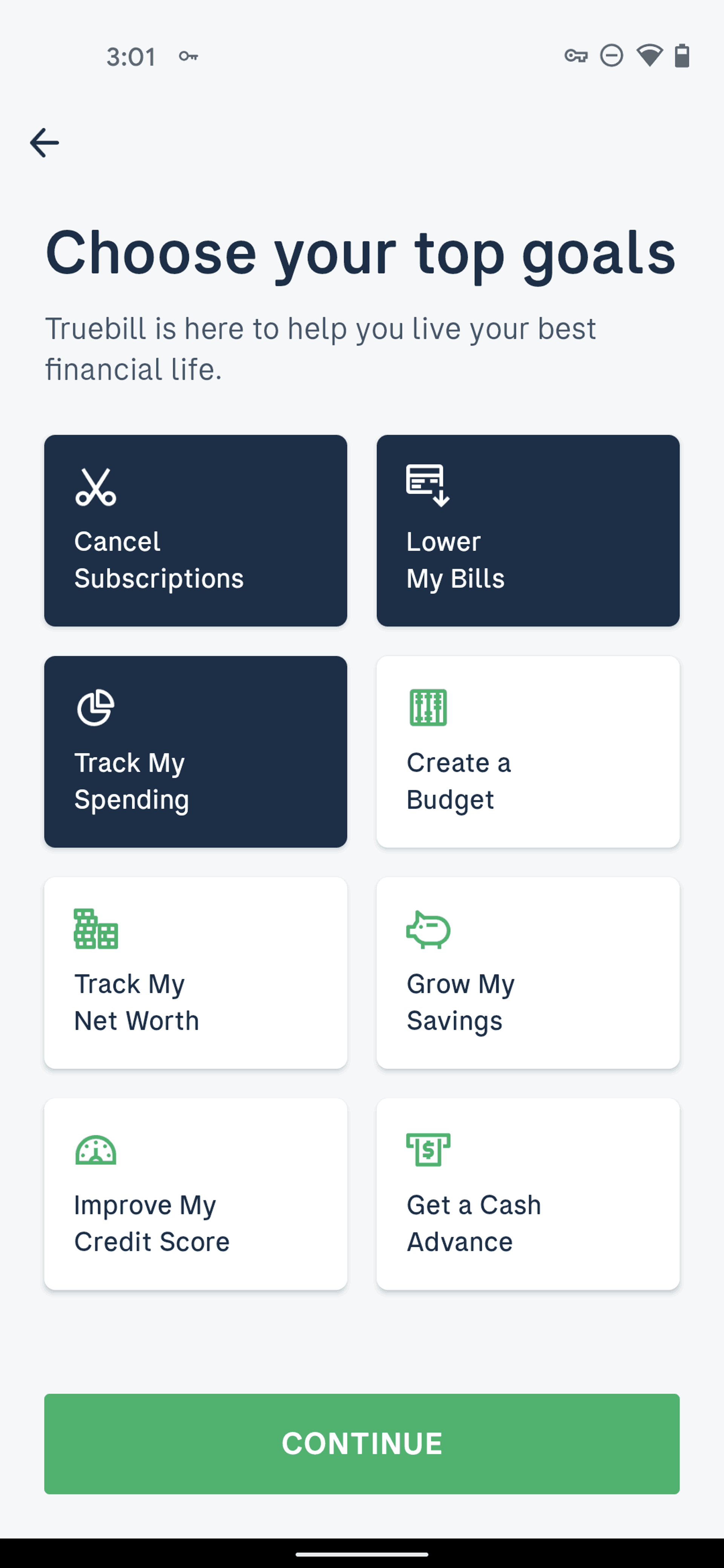 Truebill Android Finance interface screenshot 9