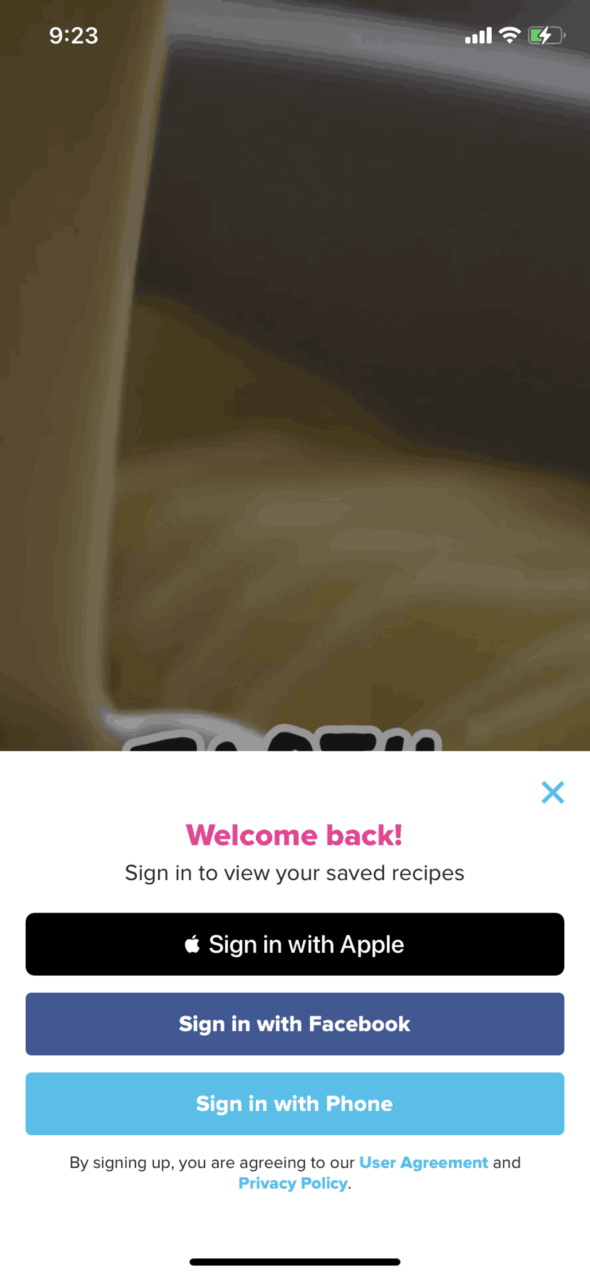 Tasty iOS Food & Drink interface screenshot 3