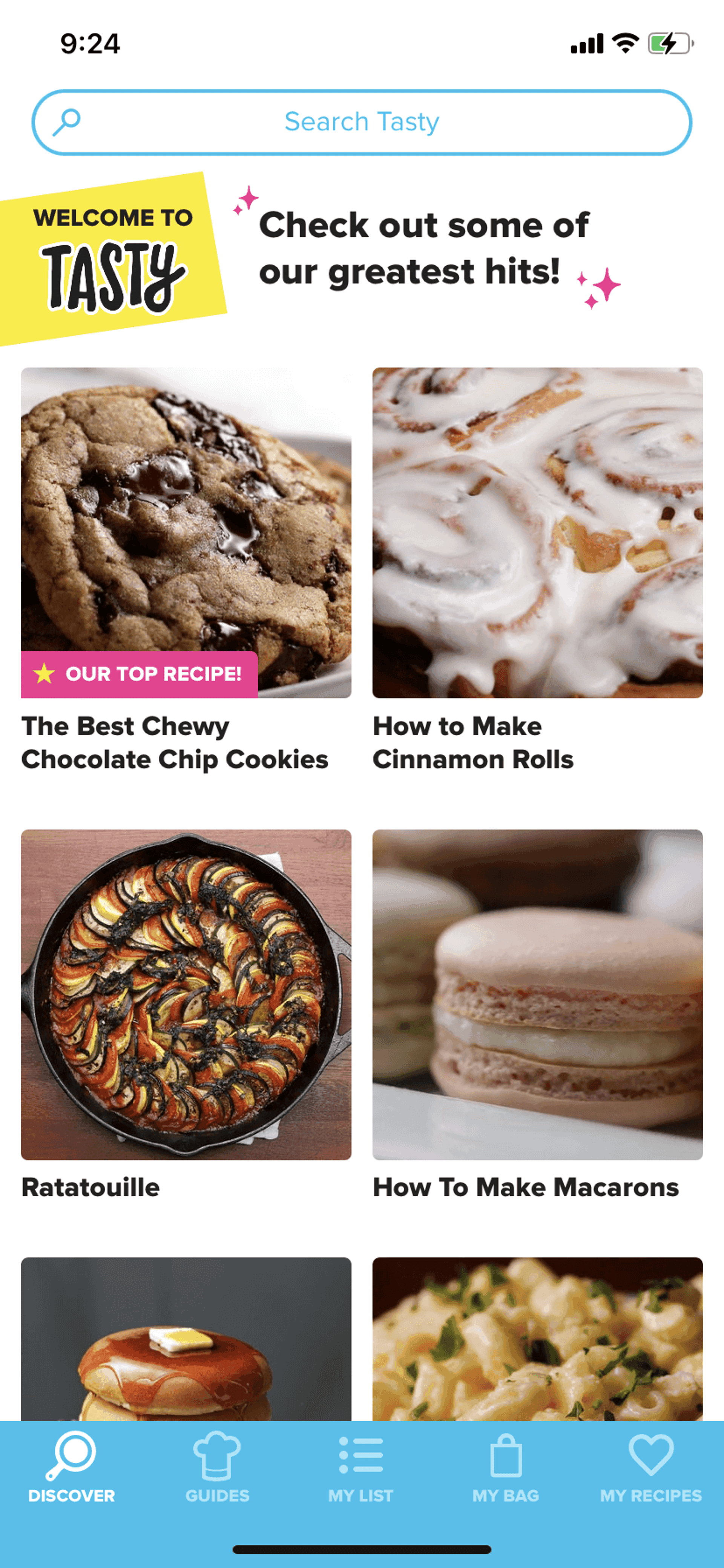 Tasty iOS Food & Drink interface screenshot 5