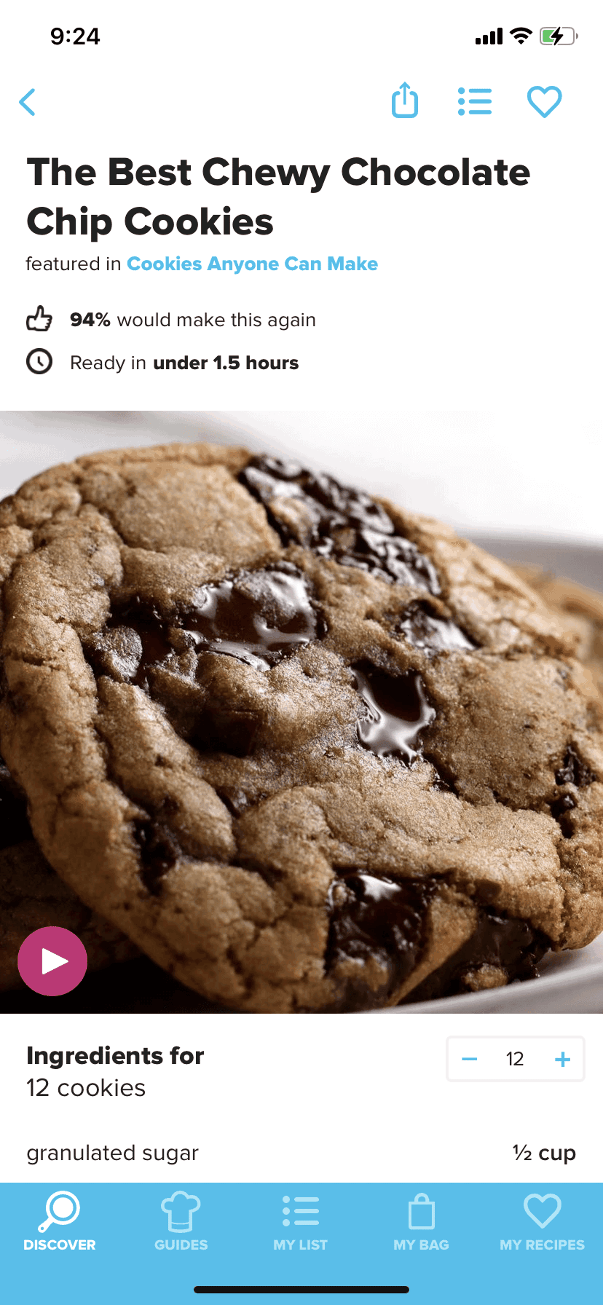 Tasty iOS Food & Drink interface screenshot 6