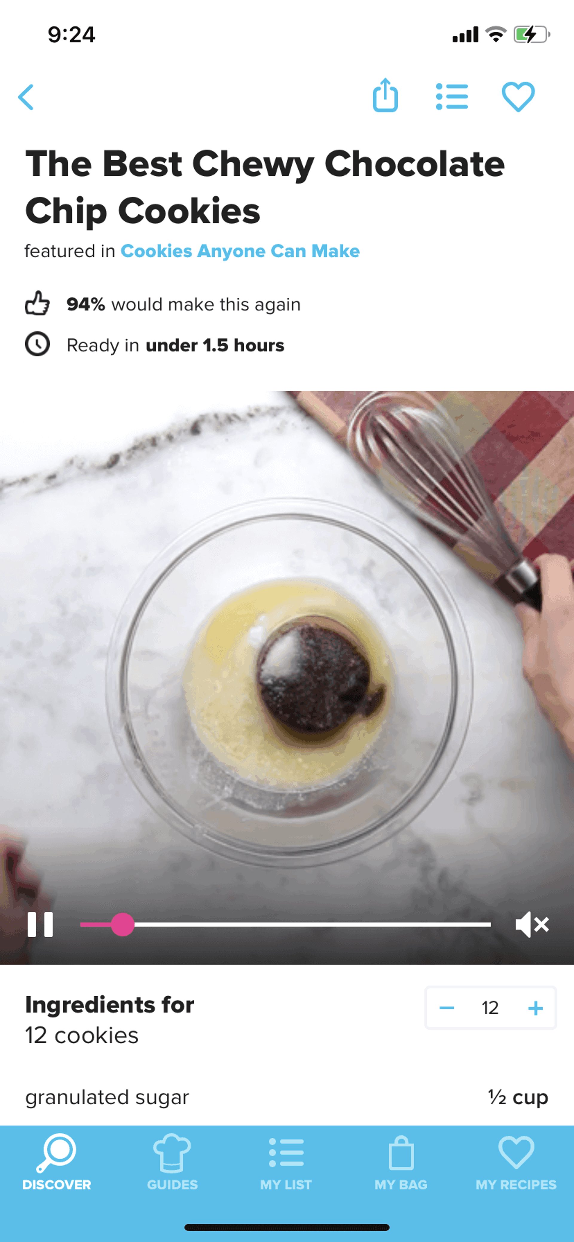 Tasty iOS Food & Drink interface screenshot 7