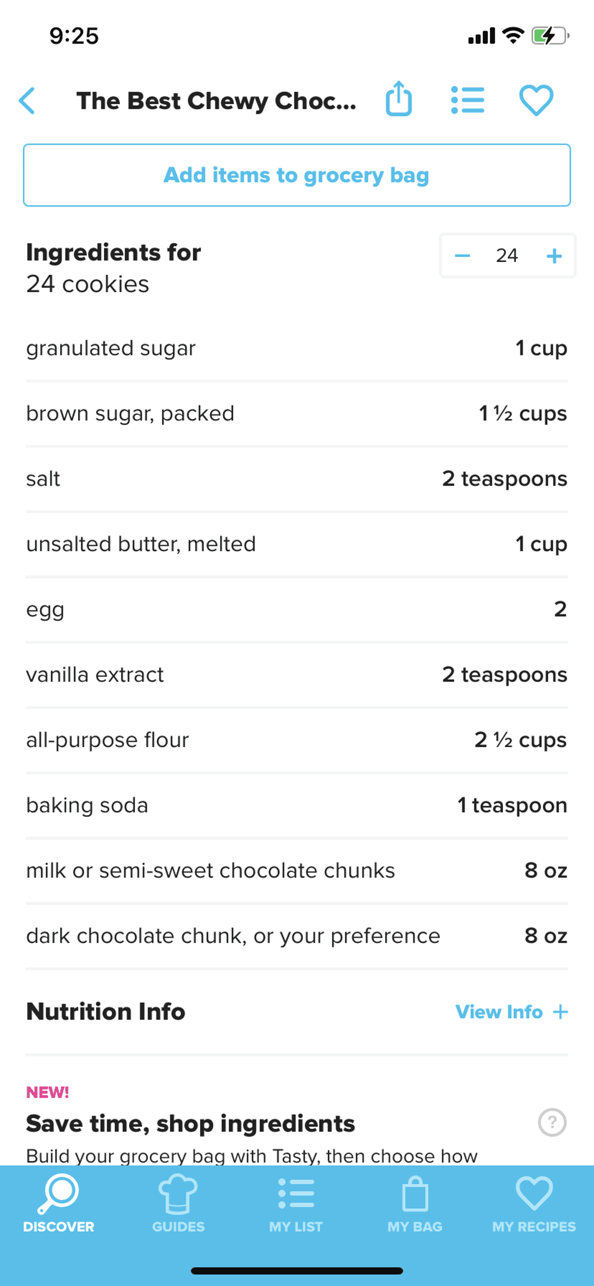 Tasty iOS Food & Drink interface screenshot 9