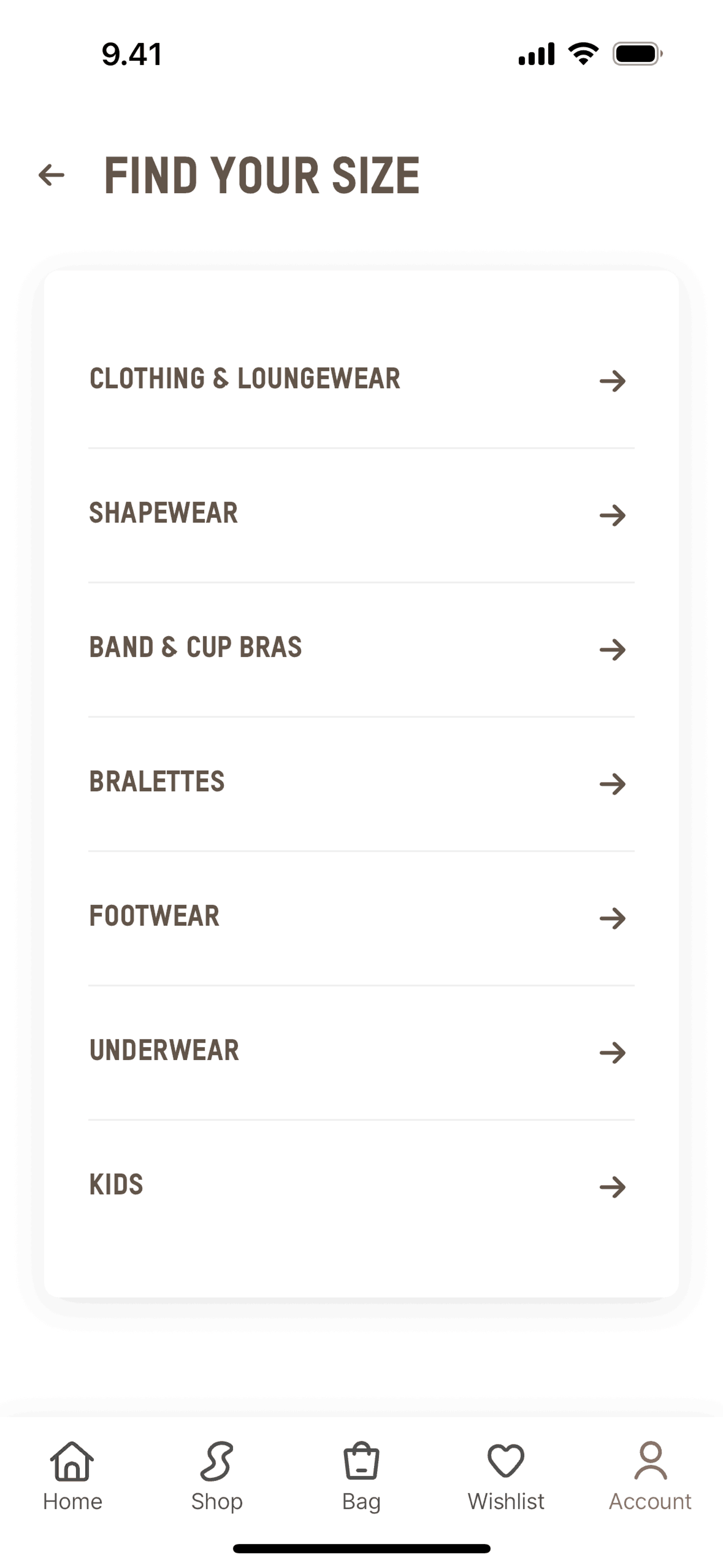 SKIMS iOS Shopping interface screenshot 8