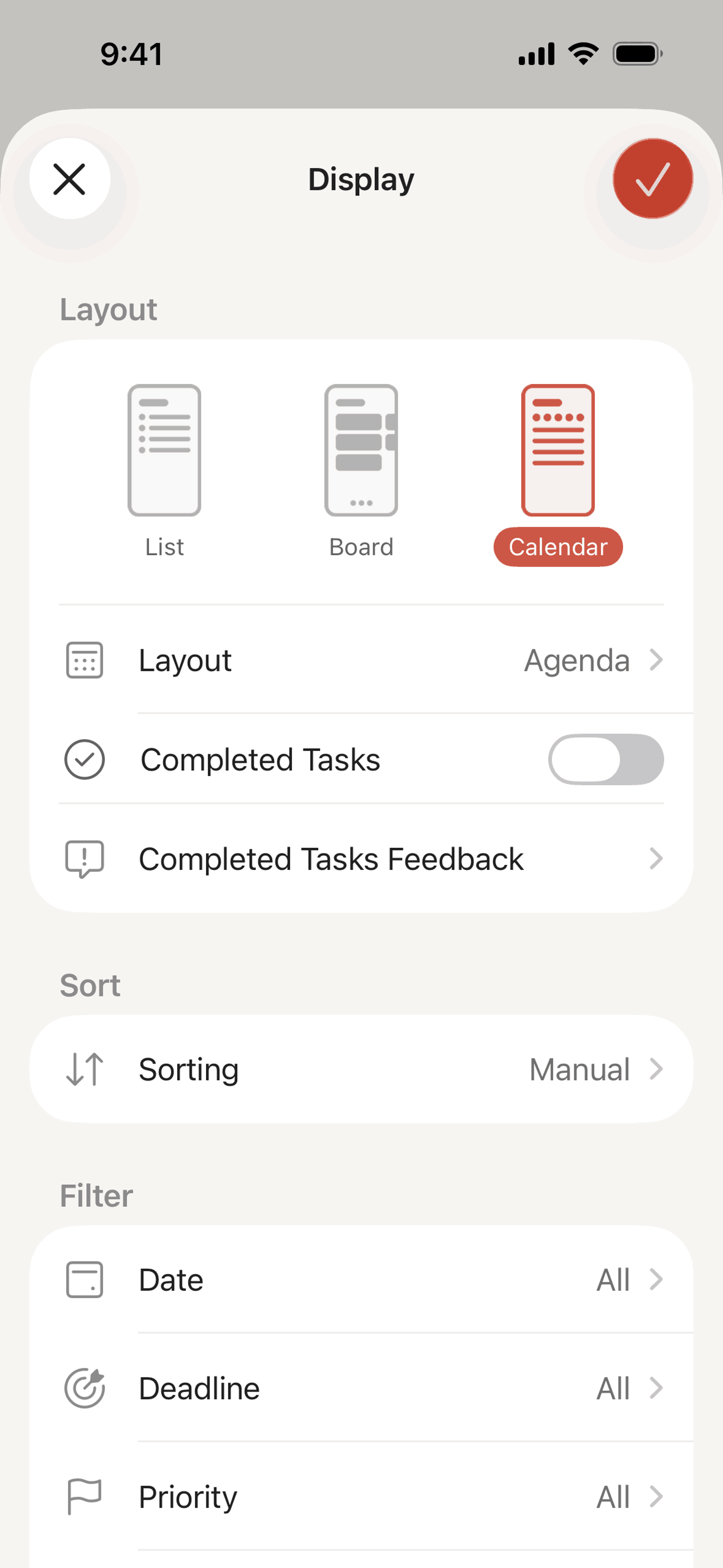 Todoist iOS Collaboration interface screenshot 10