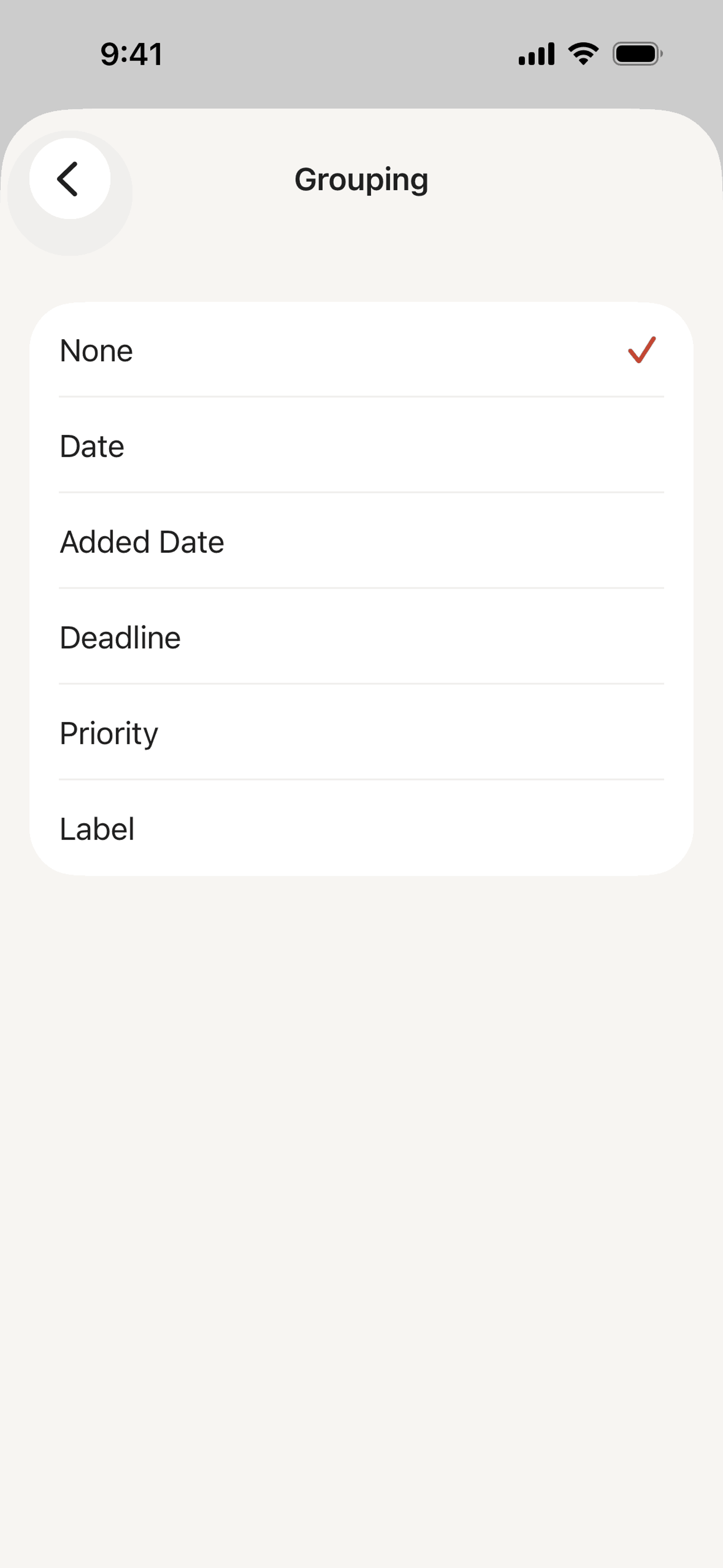 Todoist iOS Collaboration interface screenshot 14