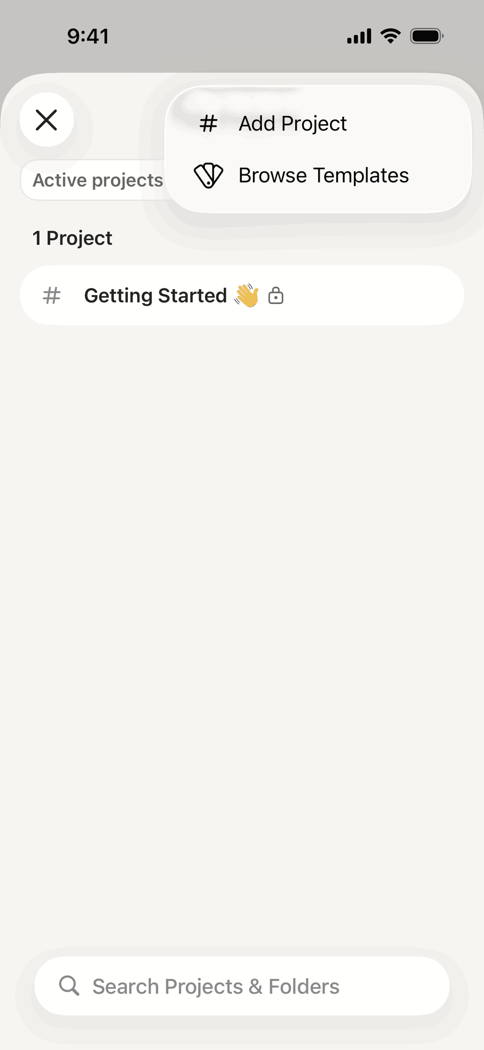 Todoist iOS Collaboration interface screenshot 23