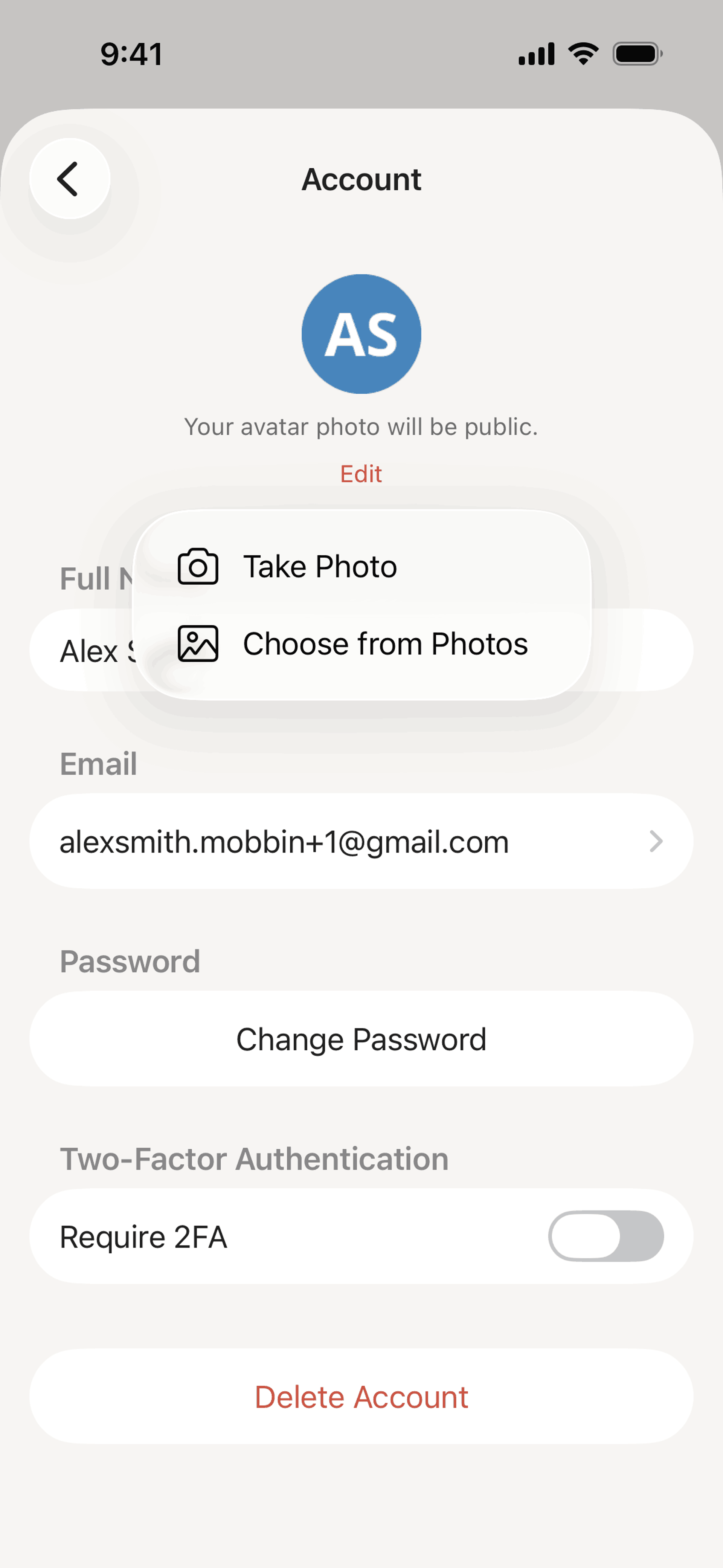 Todoist iOS Collaboration interface screenshot 11