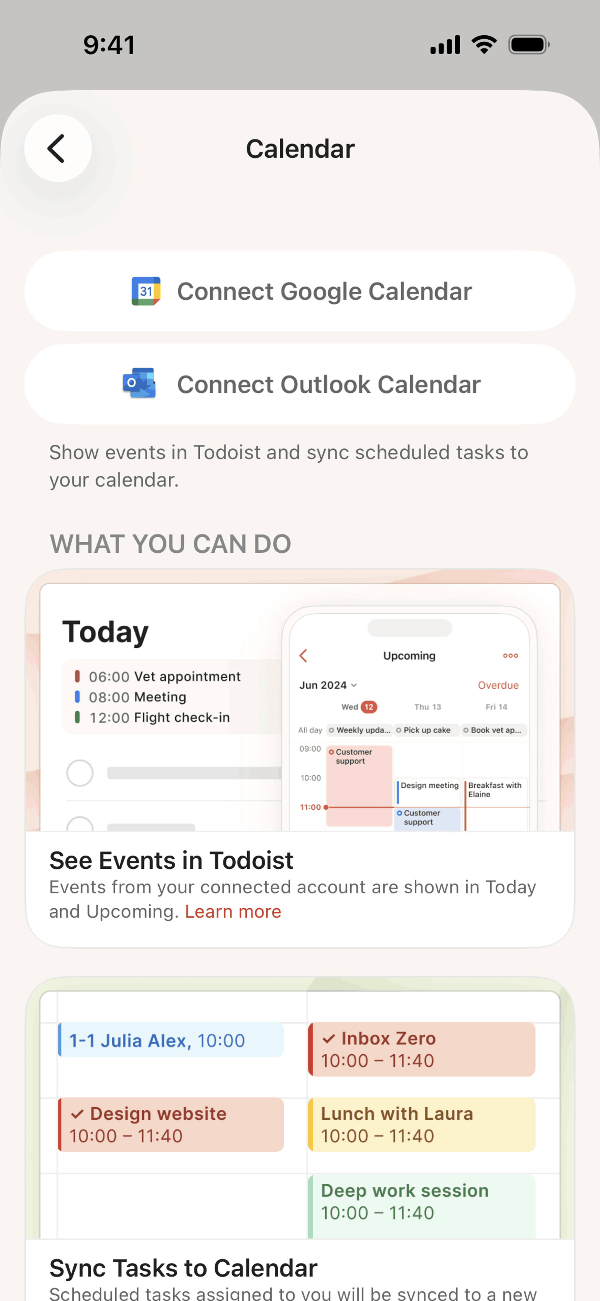 Todoist iOS Collaboration interface screenshot 12