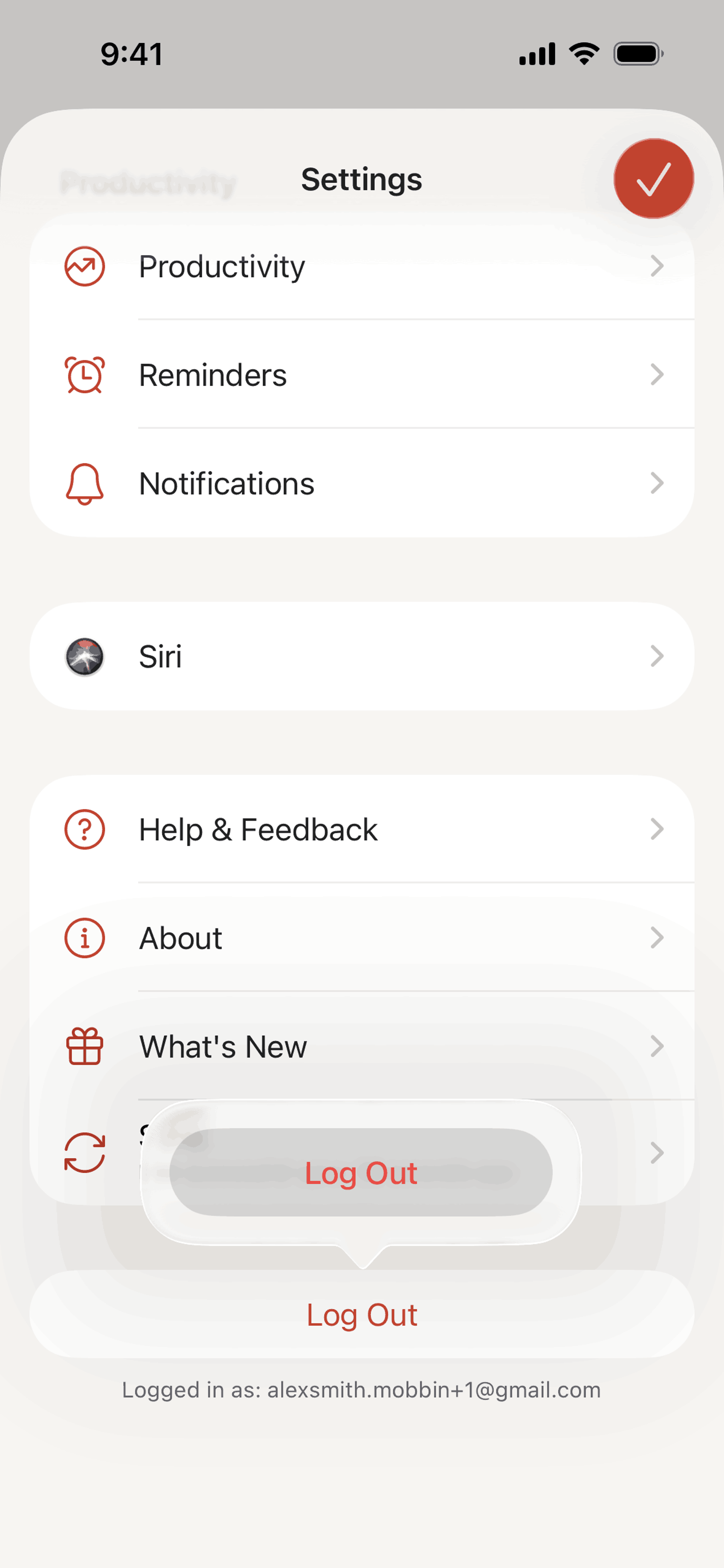 Todoist iOS Collaboration interface screenshot 17