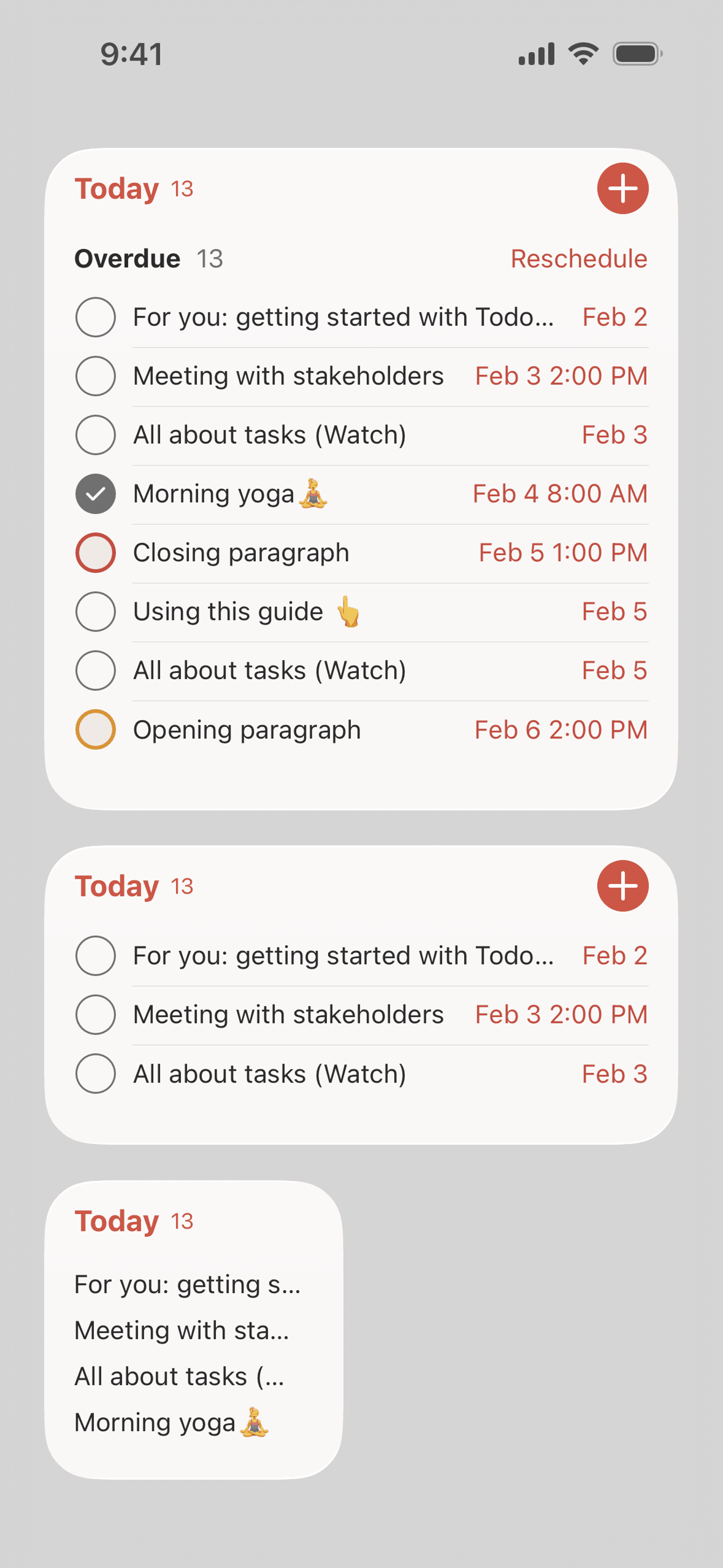 Todoist iOS Collaboration interface screenshot 6