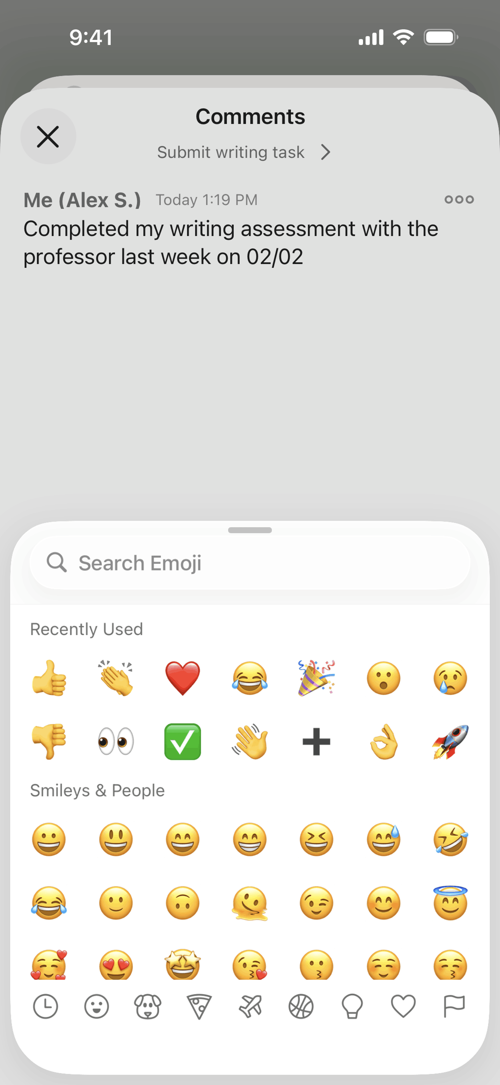 Todoist iOS Collaboration interface screenshot 13