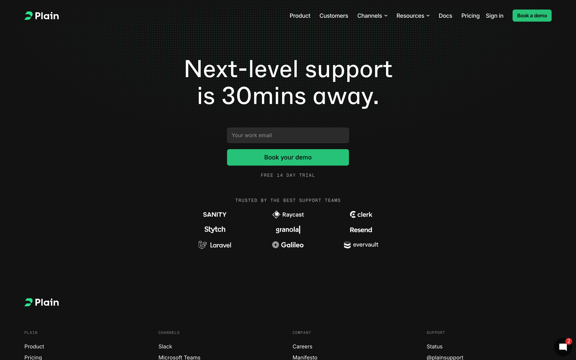 Plain Web Business interface screenshot 3