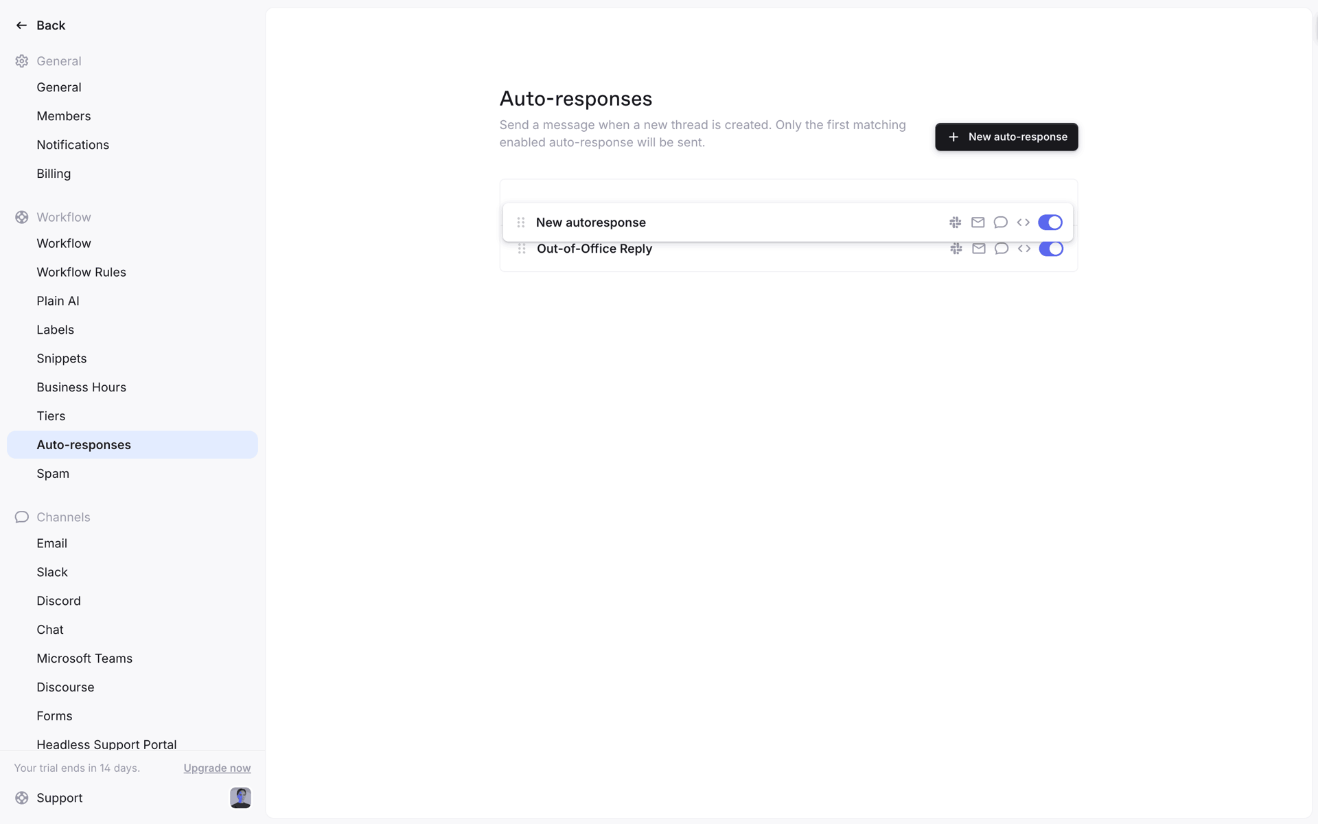 Plain Web Business interface screenshot 22