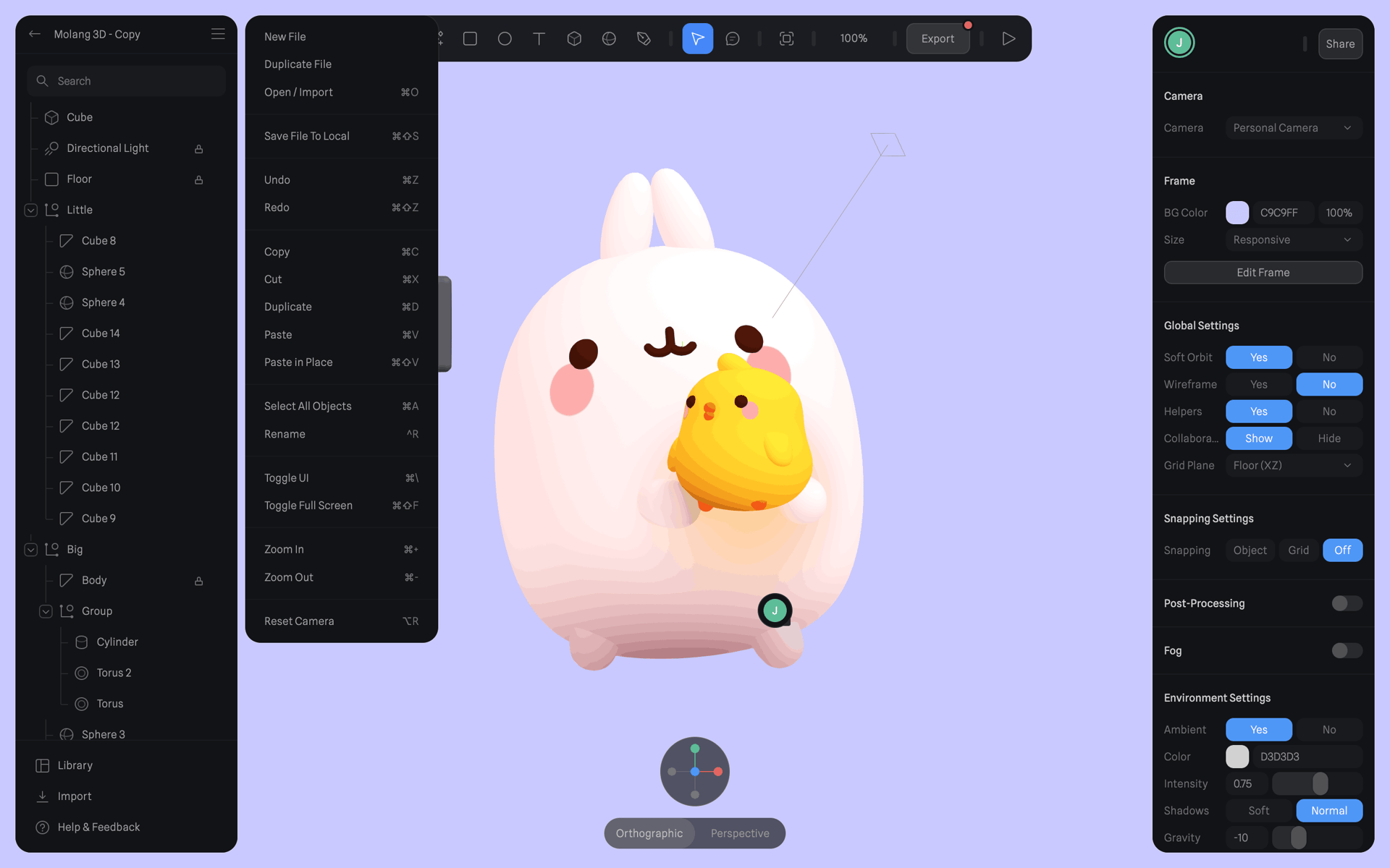 Spline Web Graphics & Design interface screenshot 6