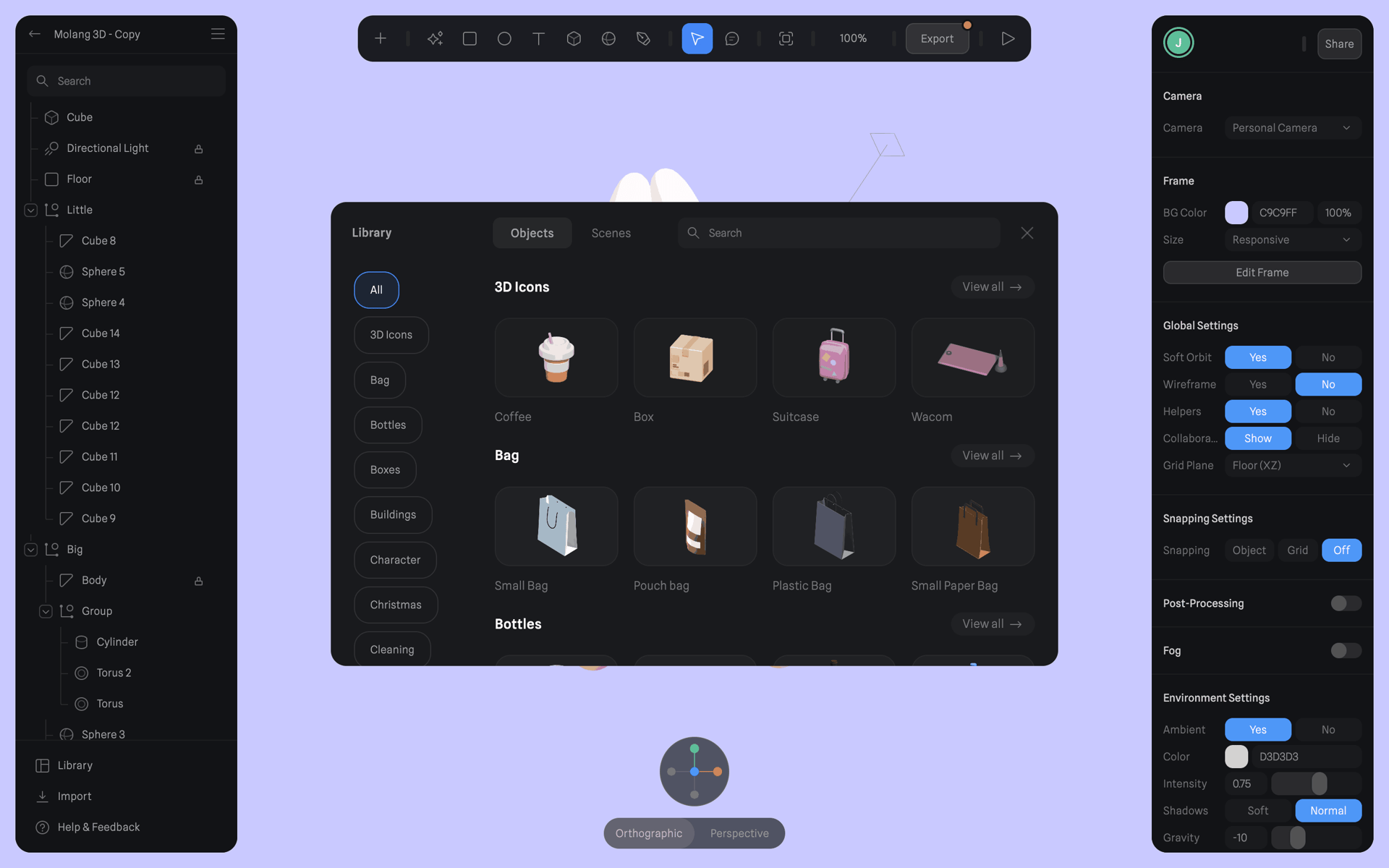 Spline Web Graphics & Design interface screenshot 7