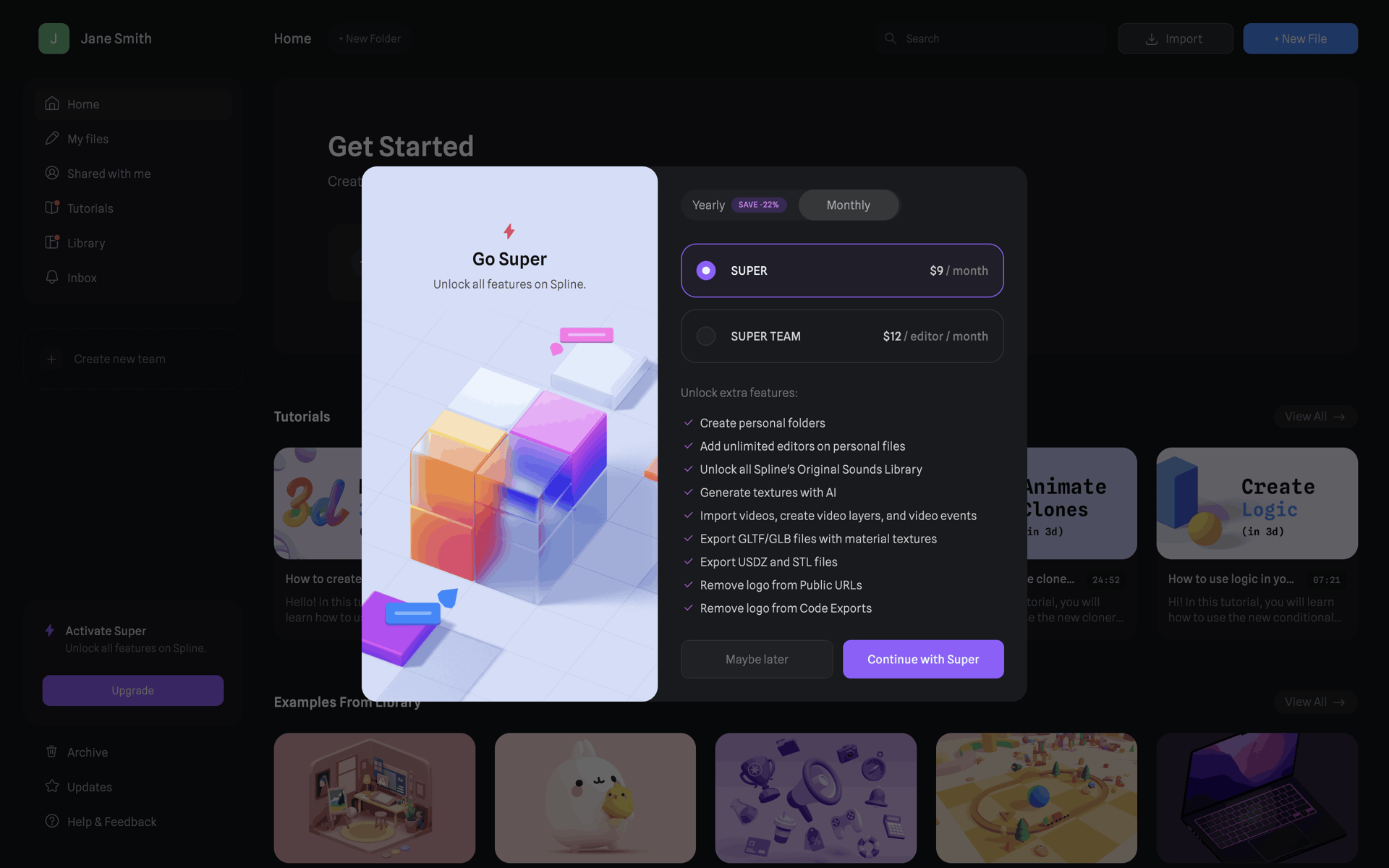Spline Web Graphics & Design interface screenshot 22