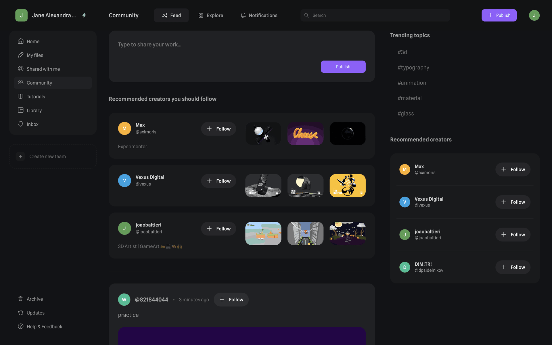 Spline Web Graphics & Design interface screenshot 24