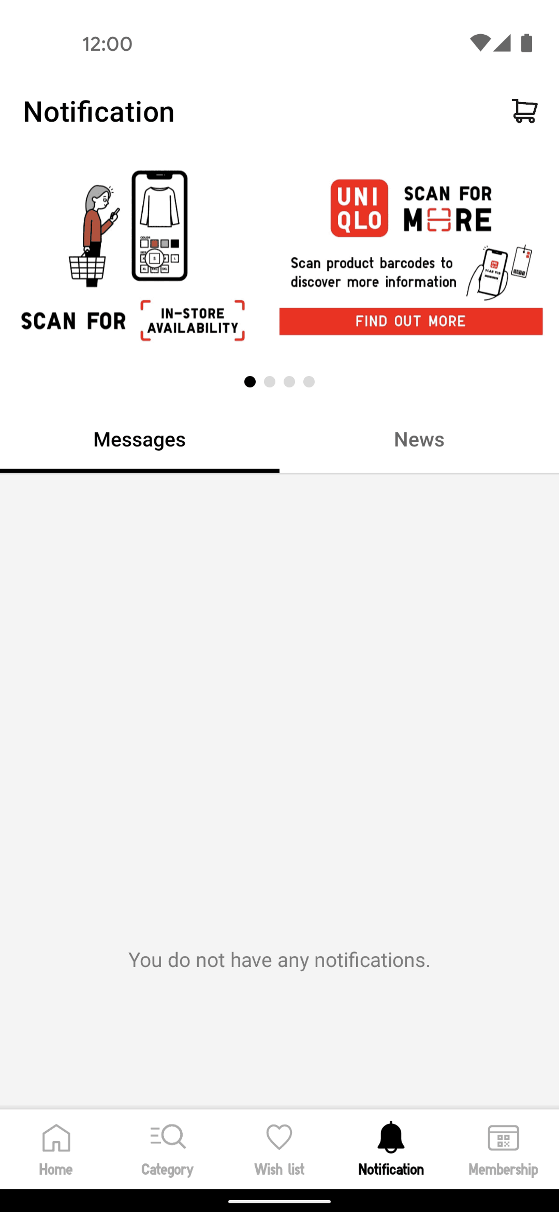 UNIQLO Android Shopping interface screenshot 10