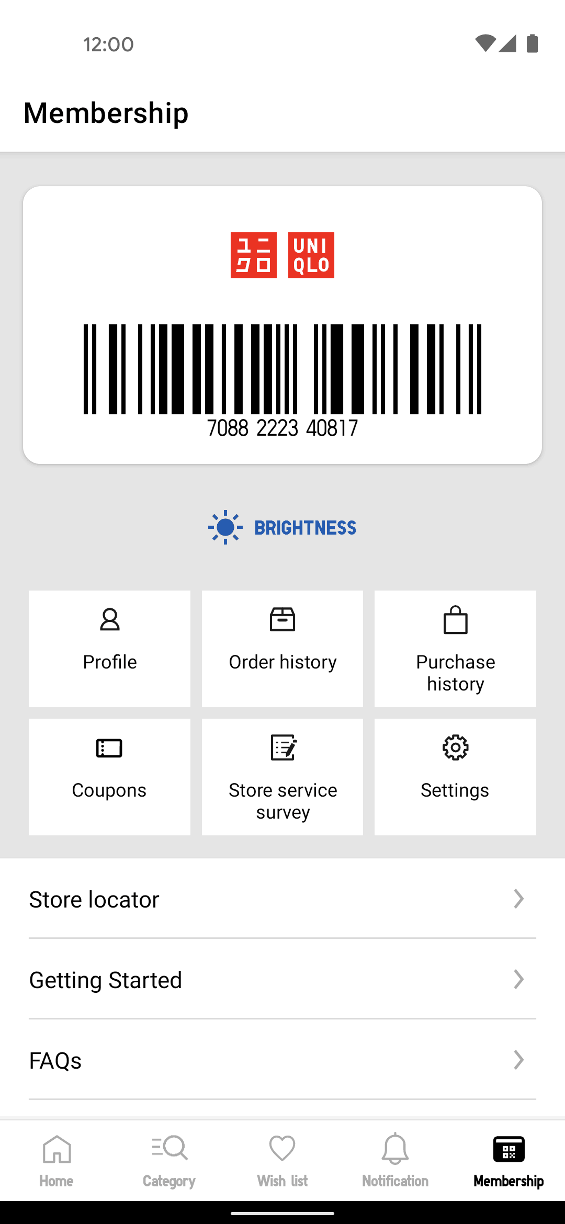 UNIQLO Android Shopping interface screenshot 11
