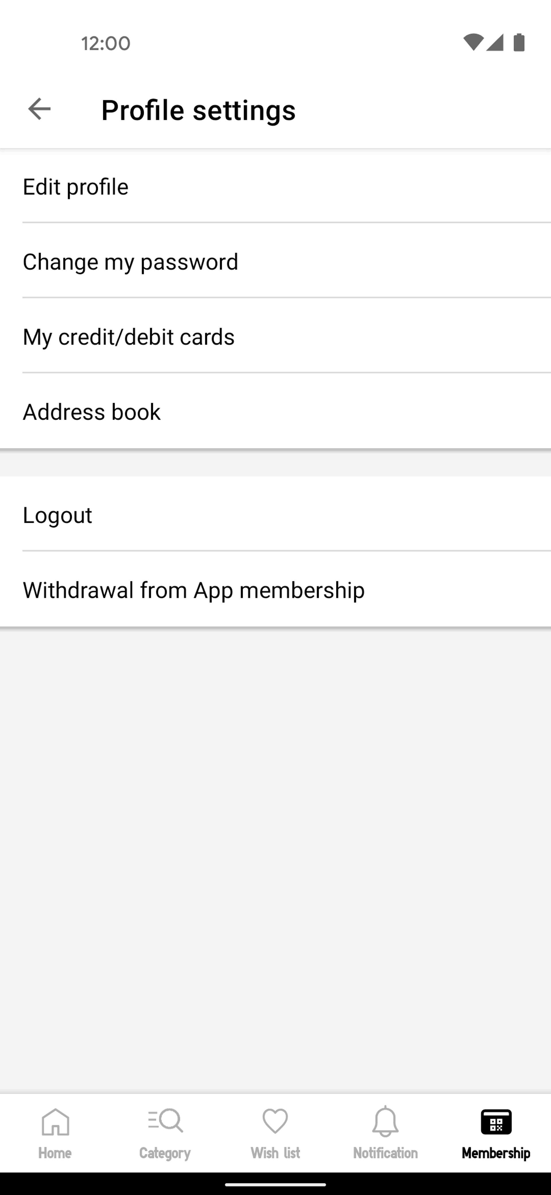 UNIQLO Android Shopping interface screenshot 13
