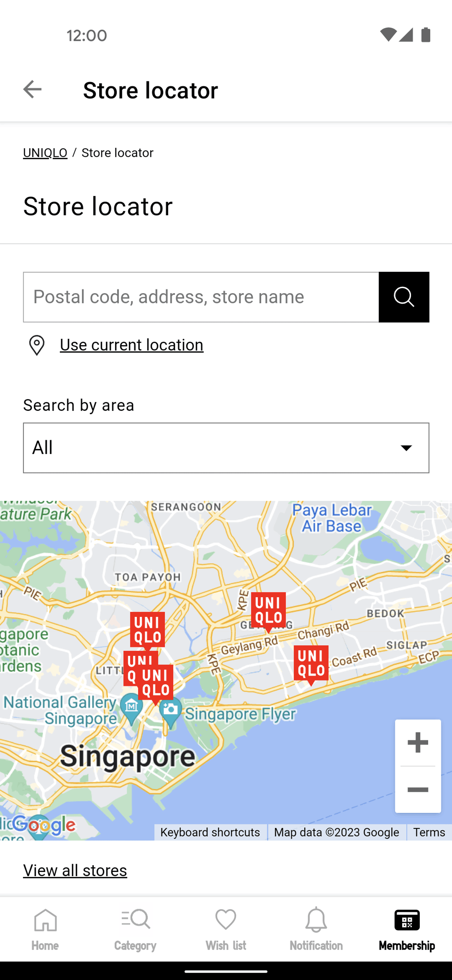 UNIQLO Android Shopping interface screenshot 22