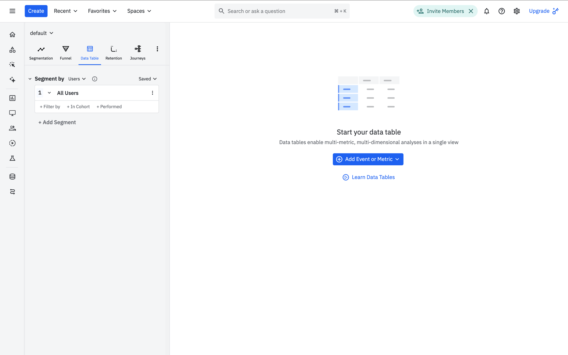 Amplitude Web Business interface screenshot 6