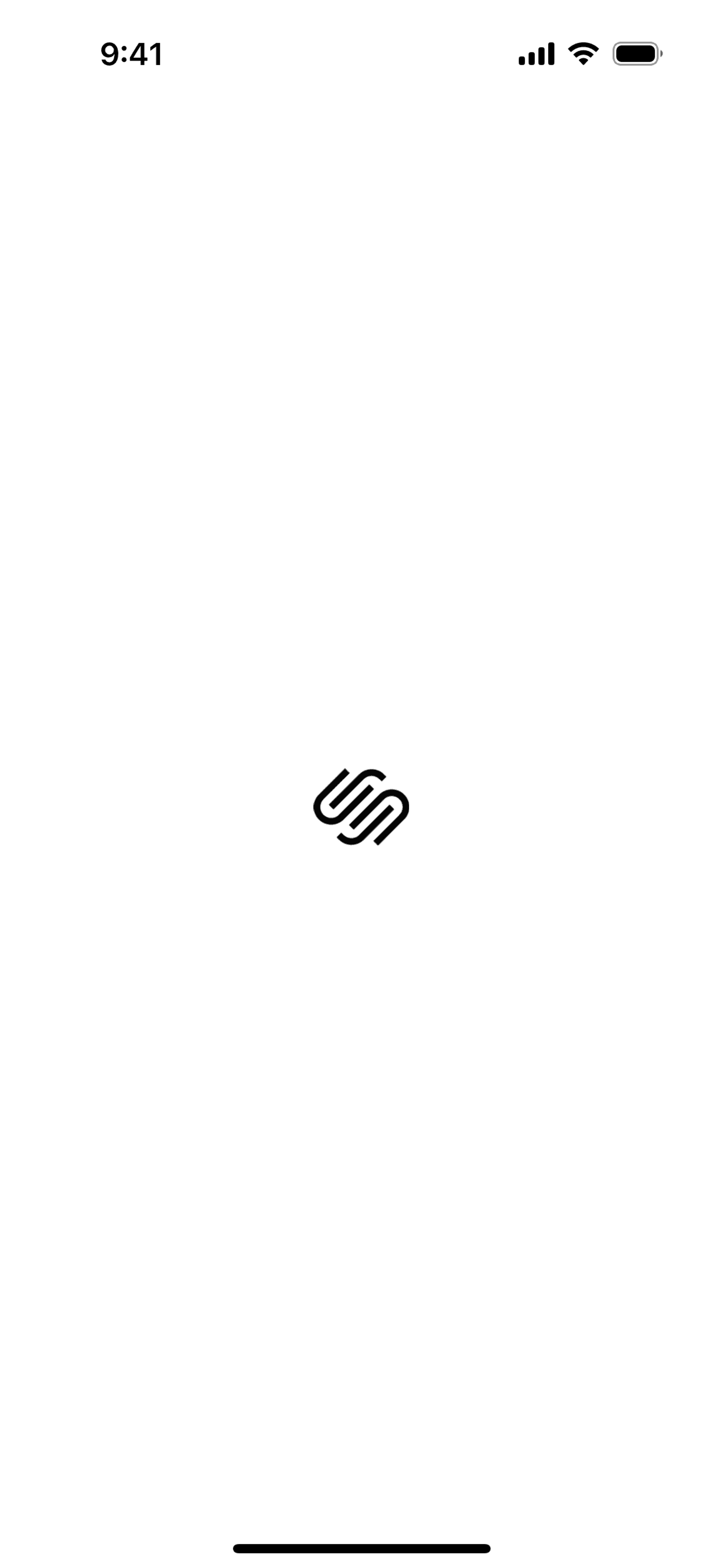 Squarespace iOS Business interface screenshot 1