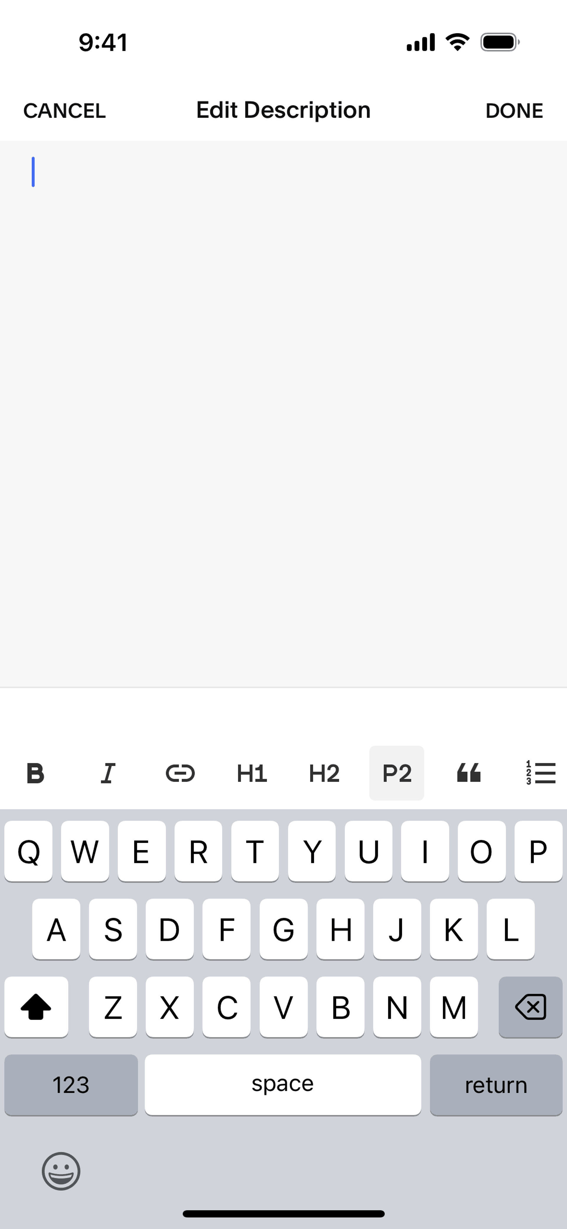 Squarespace iOS Business interface screenshot 17