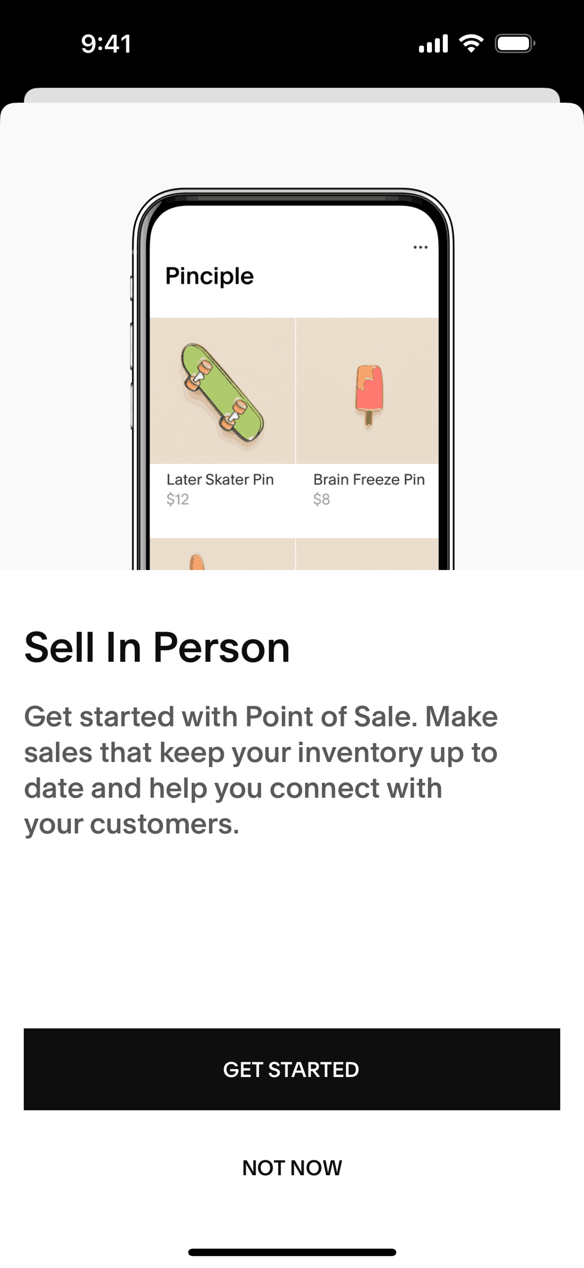 Squarespace iOS Business interface screenshot 24