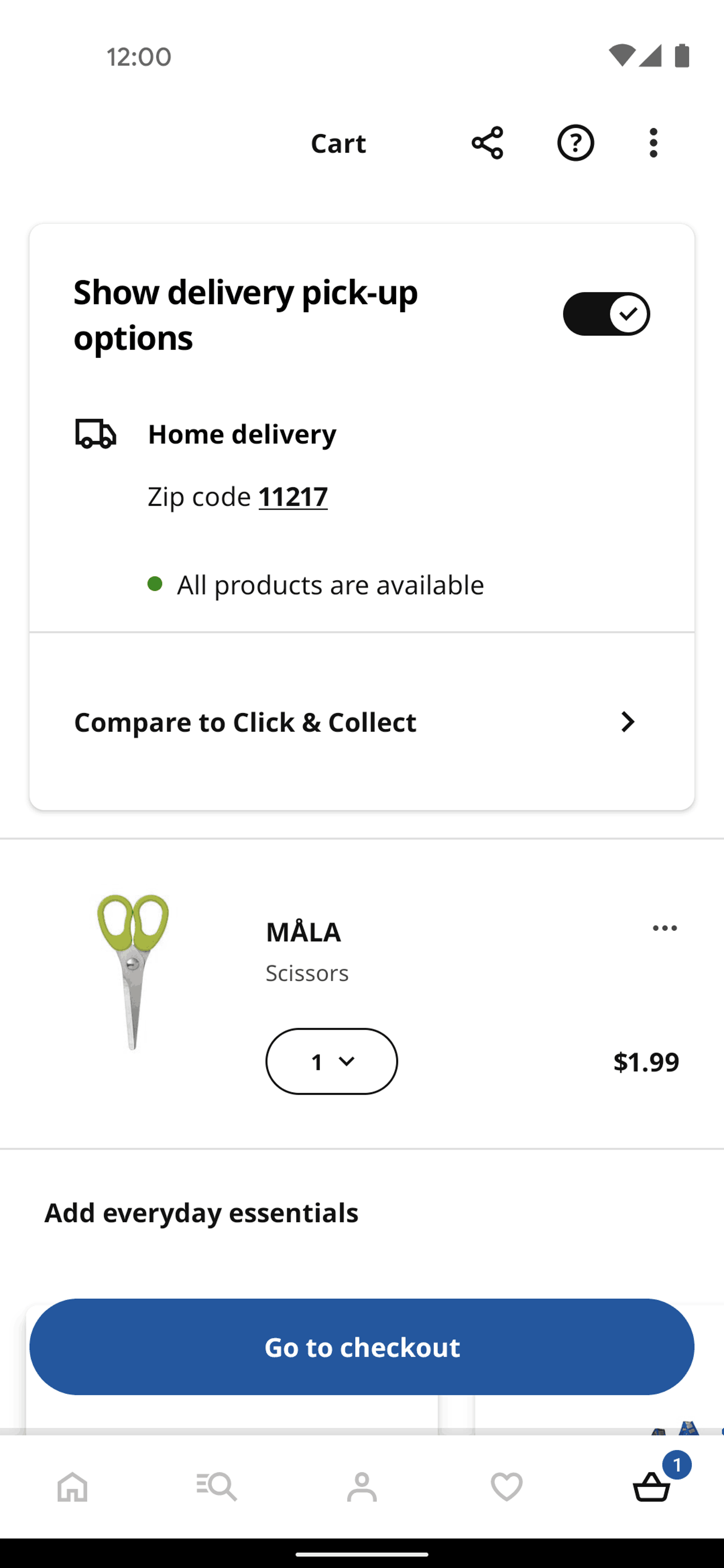 IKEA Android Shopping interface screenshot 3