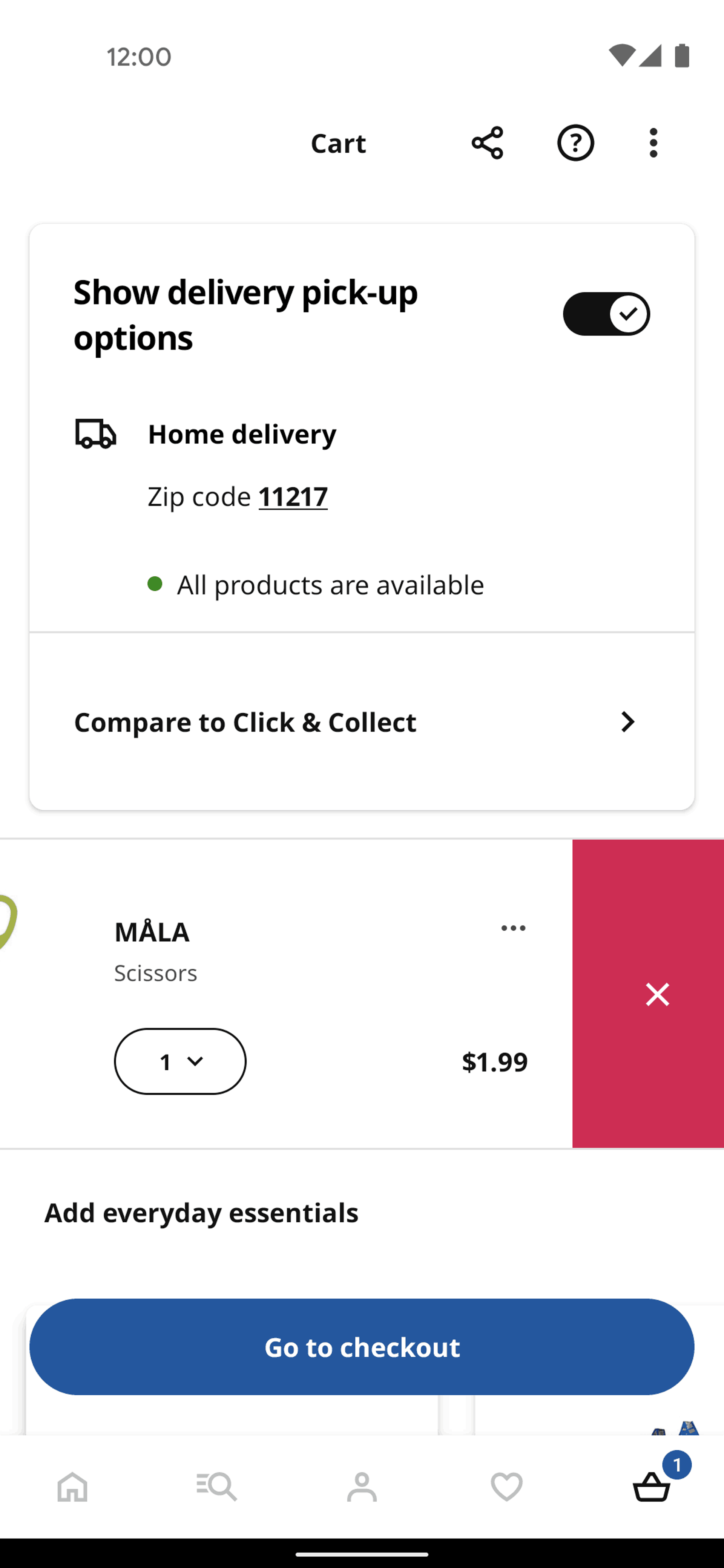 IKEA Android Shopping interface screenshot 14