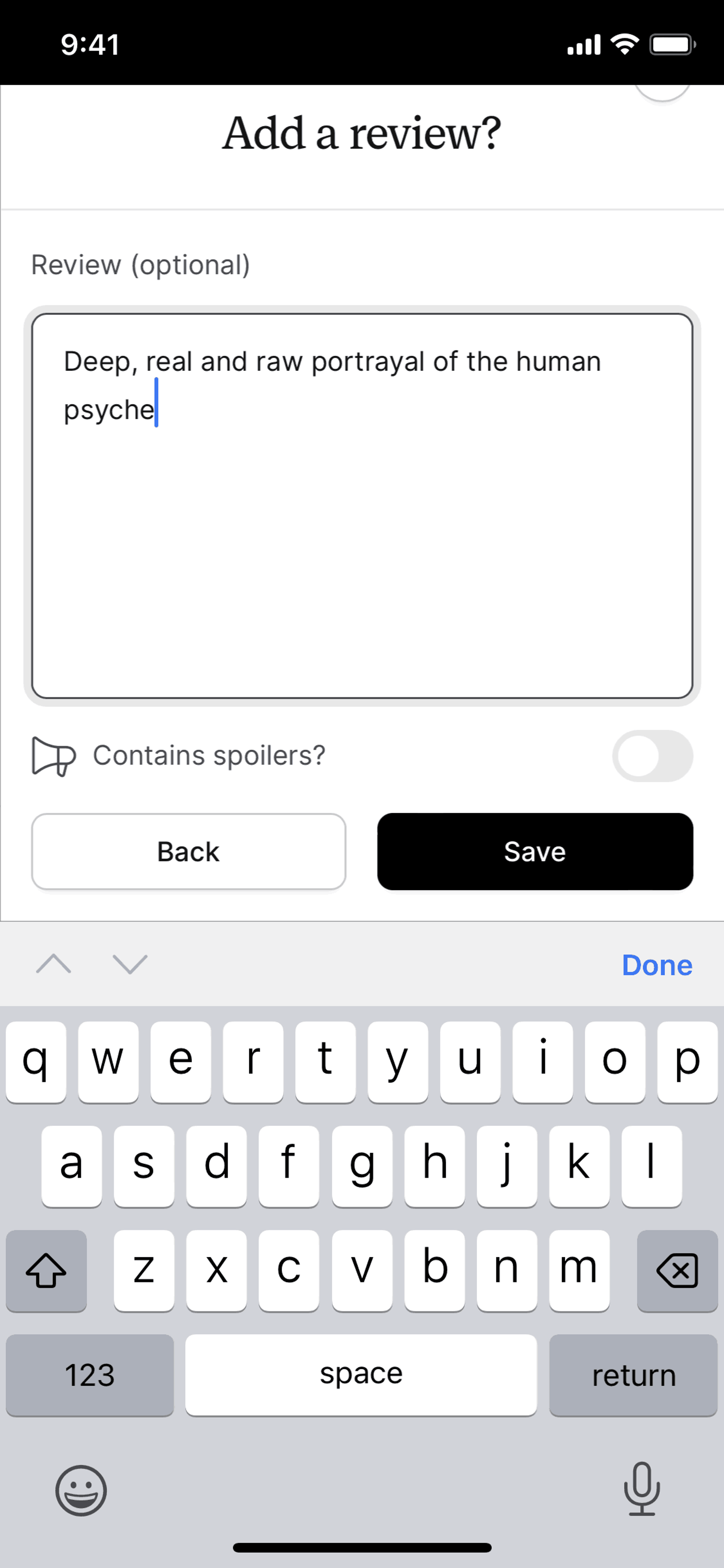 Oku iOS Reference interface screenshot 24