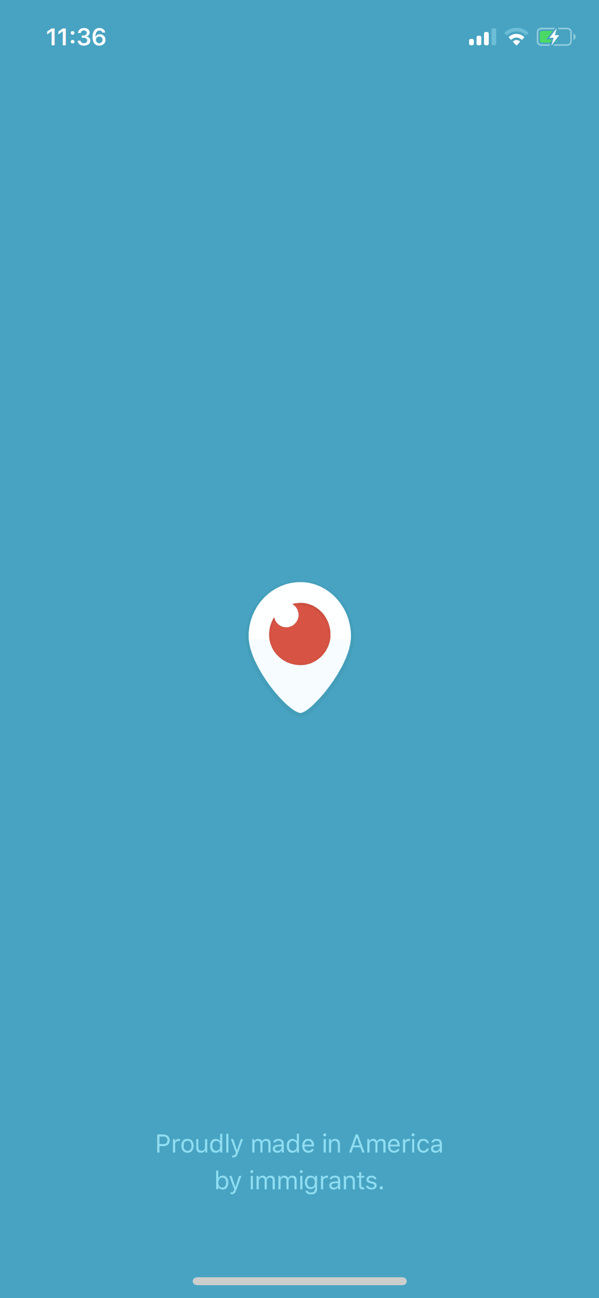 Periscope iOS Social Networking interface screenshot 1