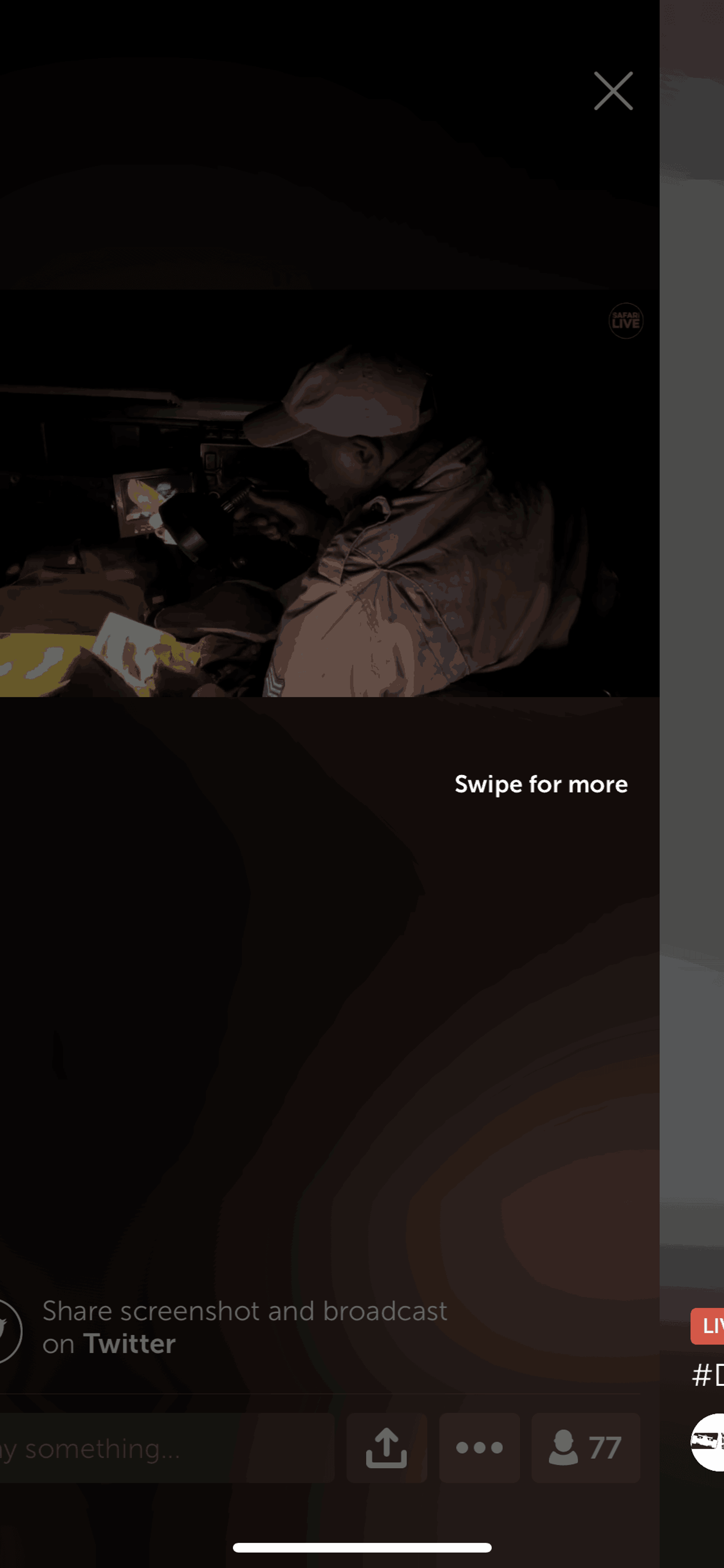 Periscope iOS Social Networking interface screenshot 18