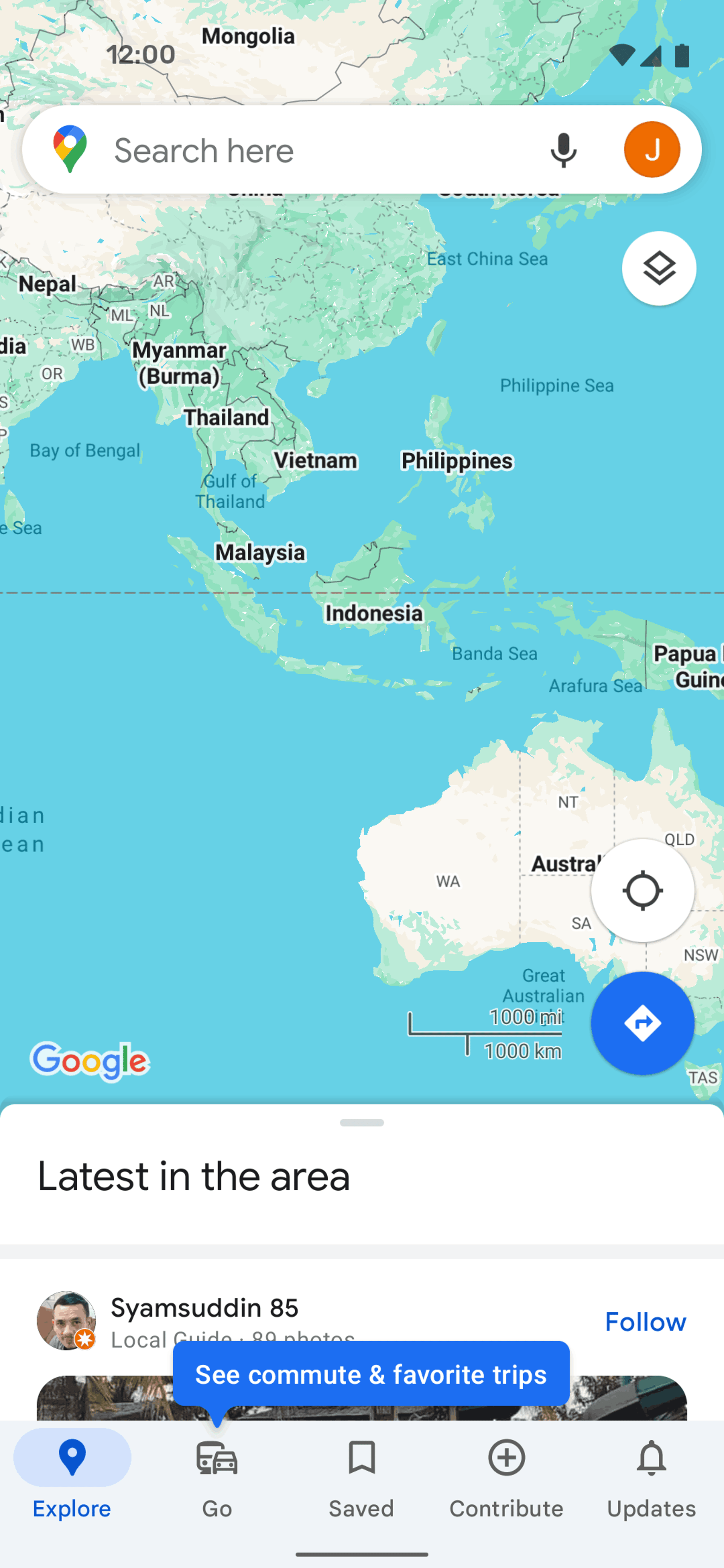 Google Maps Android Maps & Navigation interface screenshot 4