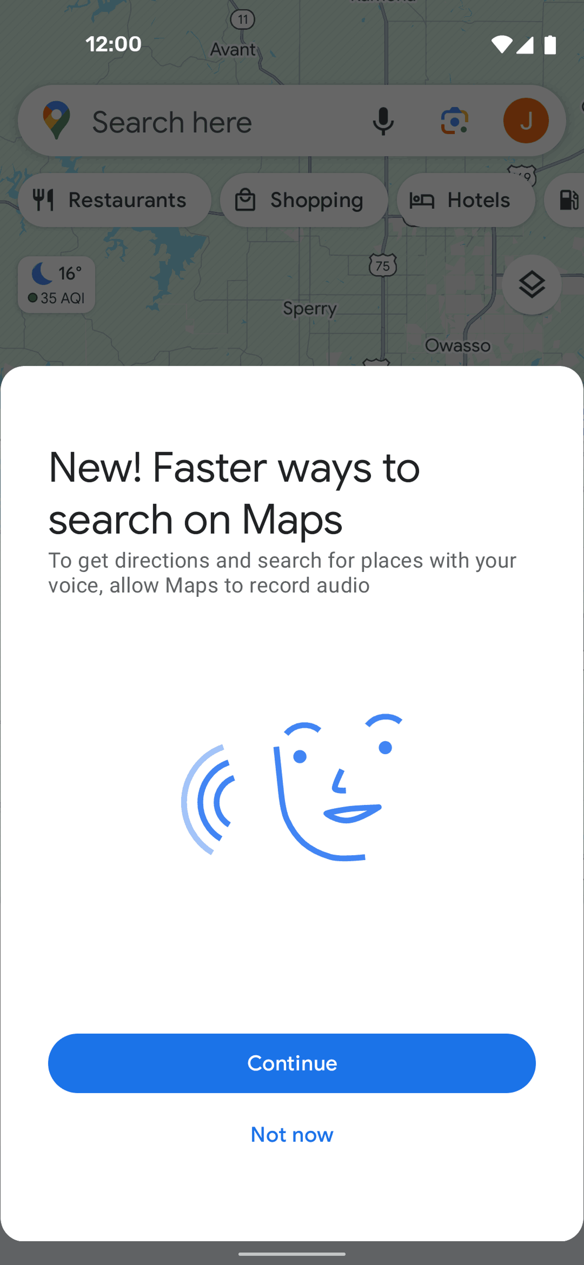 Google Maps Android Maps & Navigation interface screenshot 10