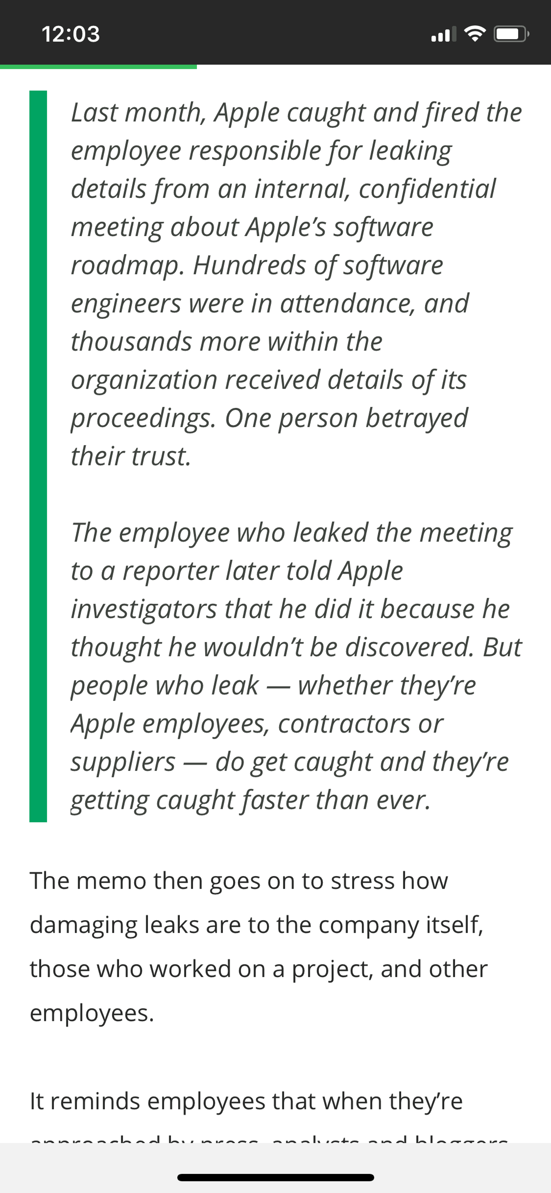 TechCrunch iOS News interface screenshot 12