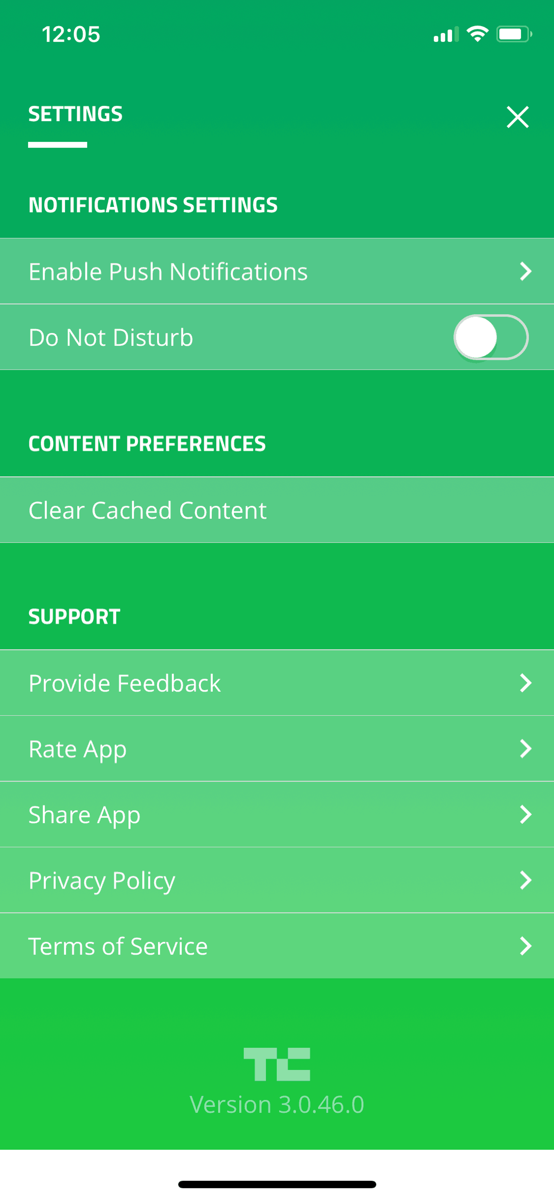 TechCrunch iOS News interface screenshot 21