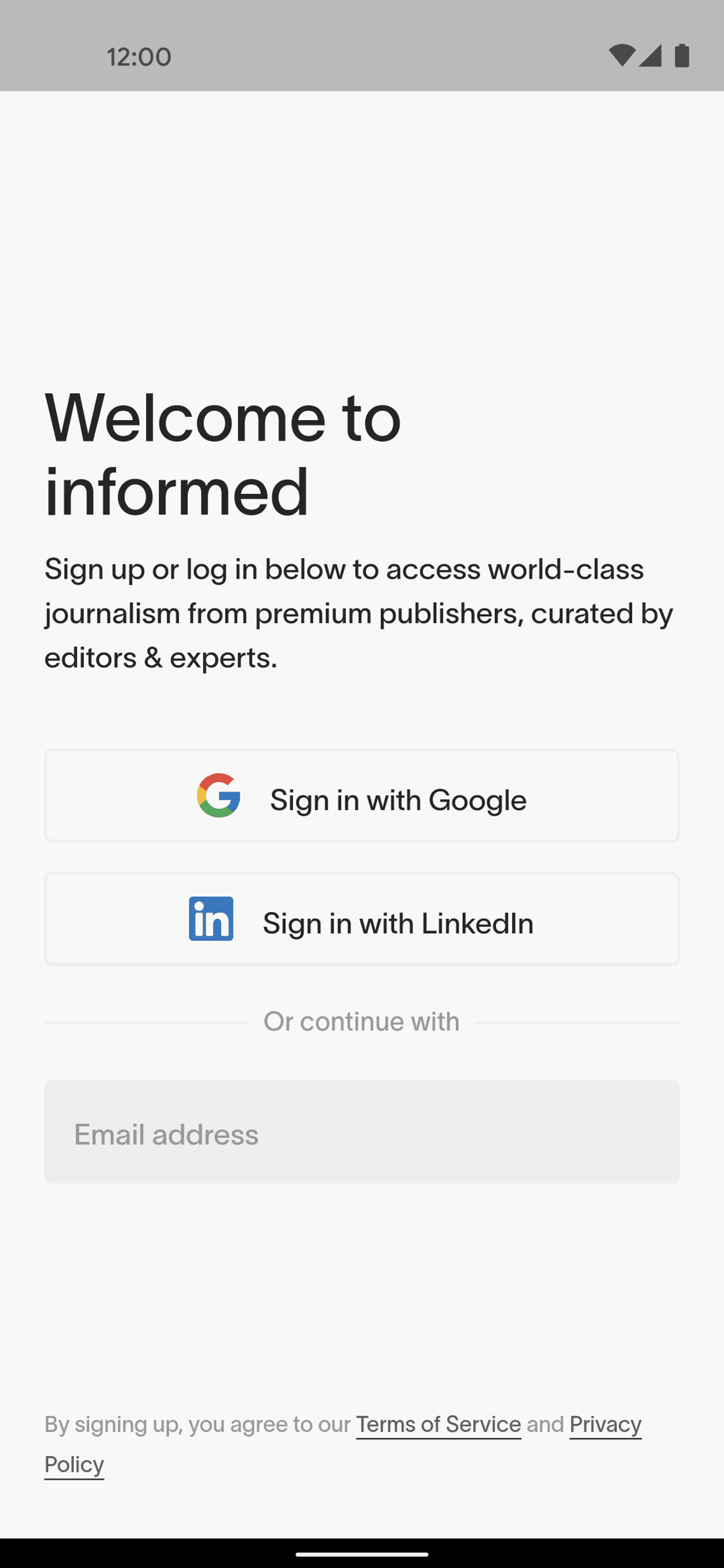 informed News Android News interface screenshot 4