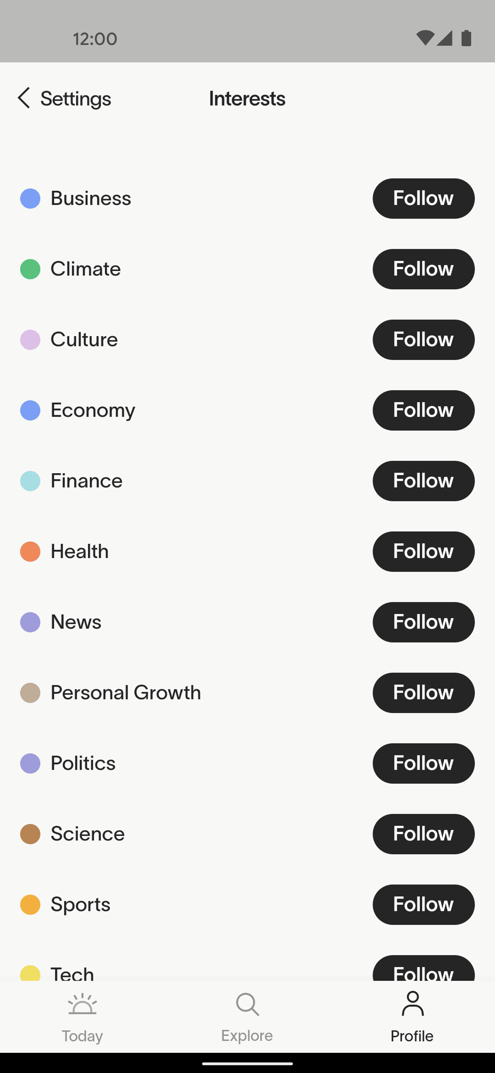 informed News Android News interface screenshot 5