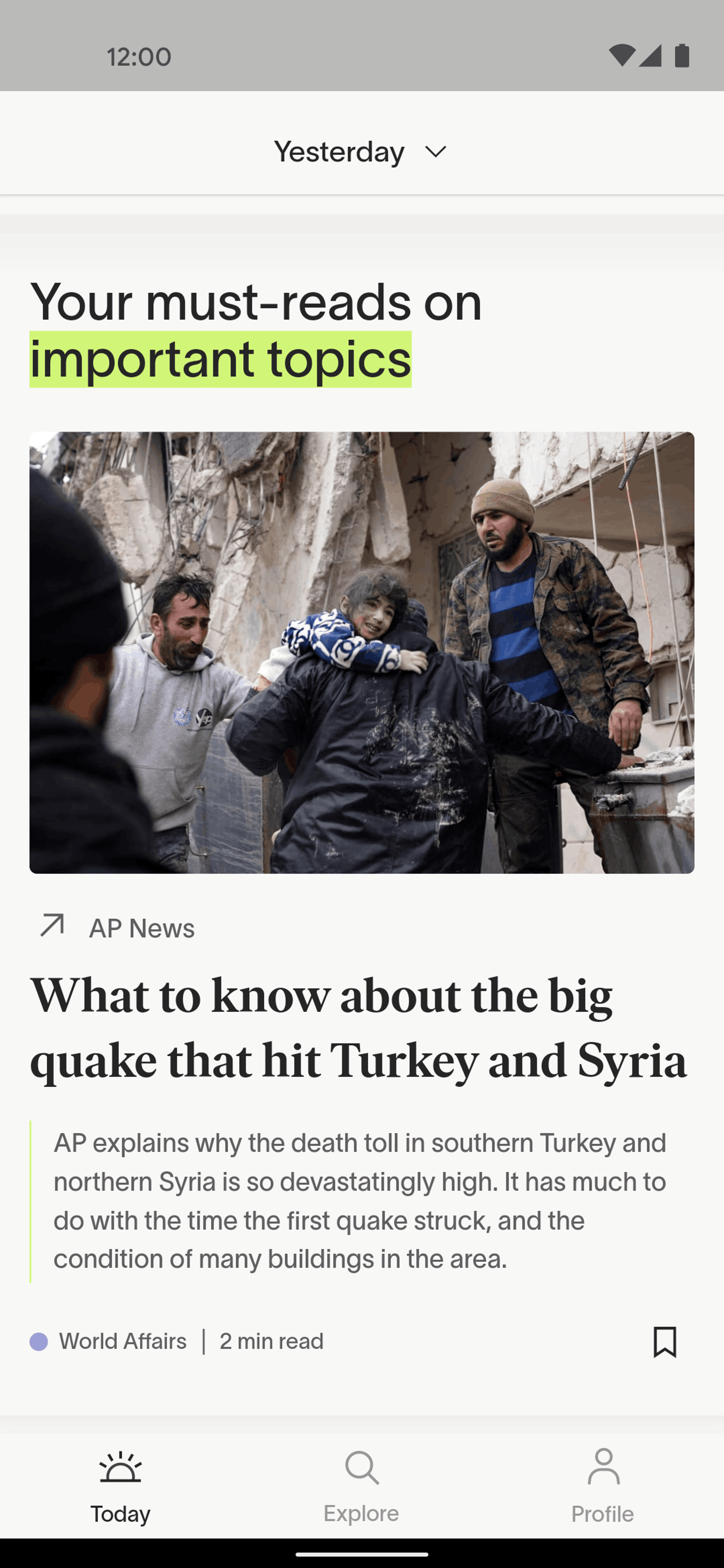 informed News Android News interface screenshot 10