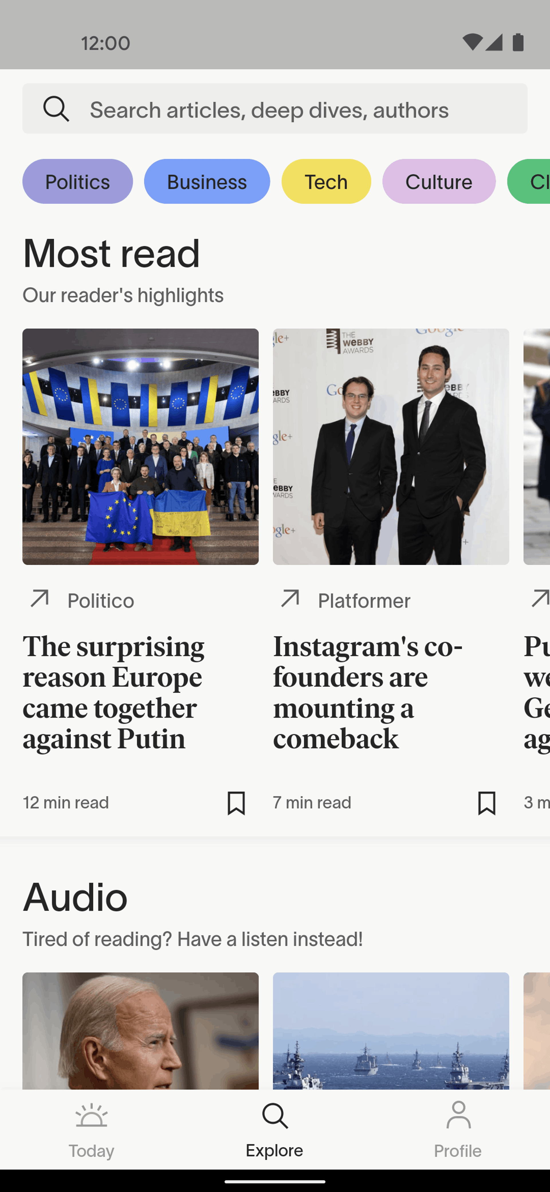 informed News Android News interface screenshot 18