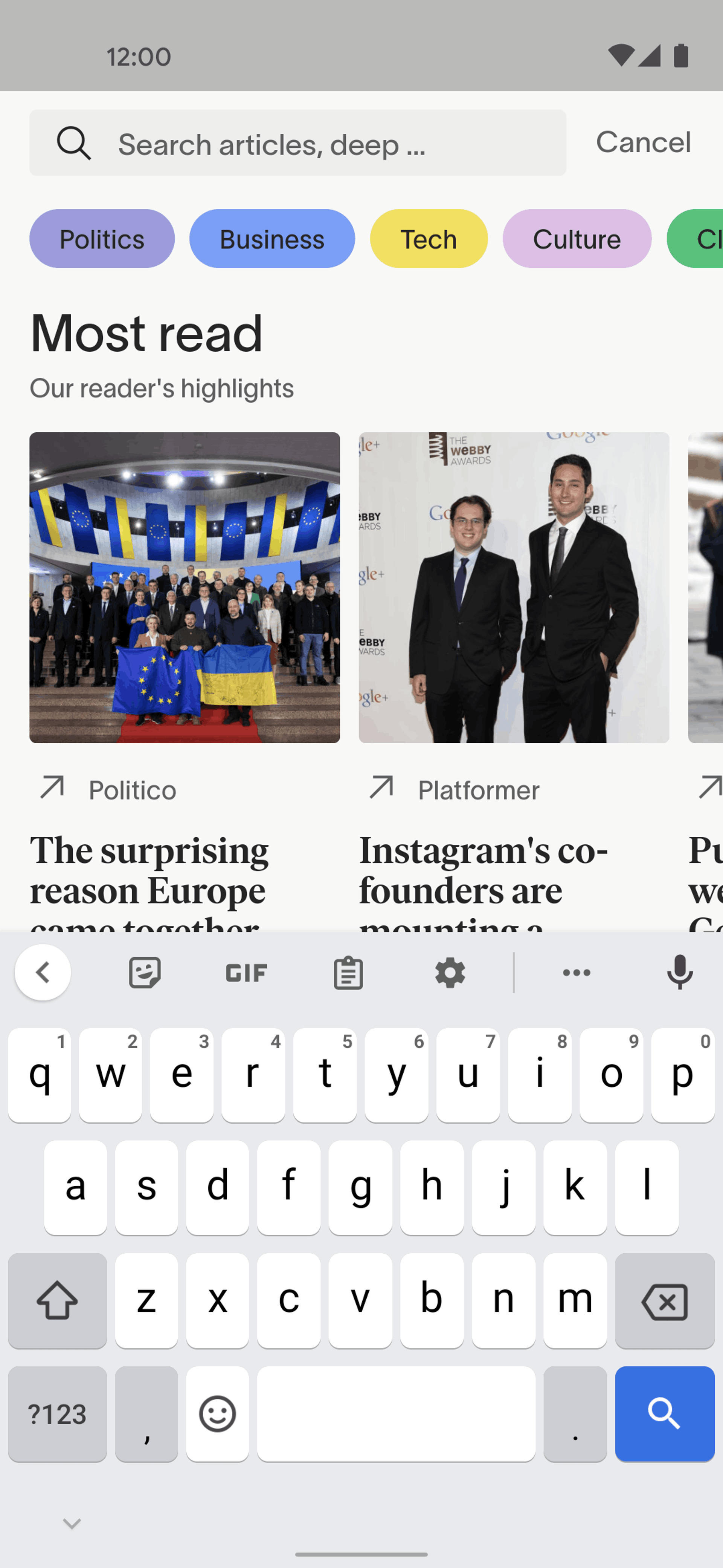 informed News Android News interface screenshot 24