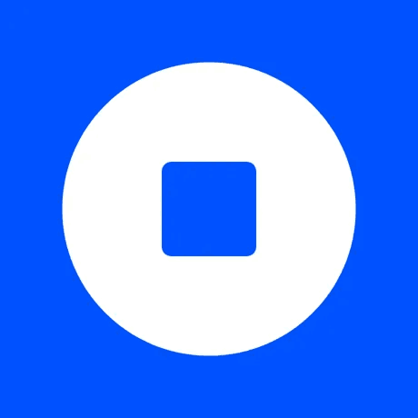 Coinbase Wallet fintech iOS app logo