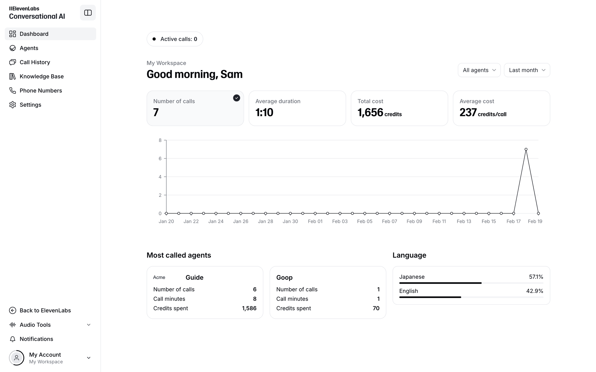 ElevenLabs Web AI interface screenshot 3