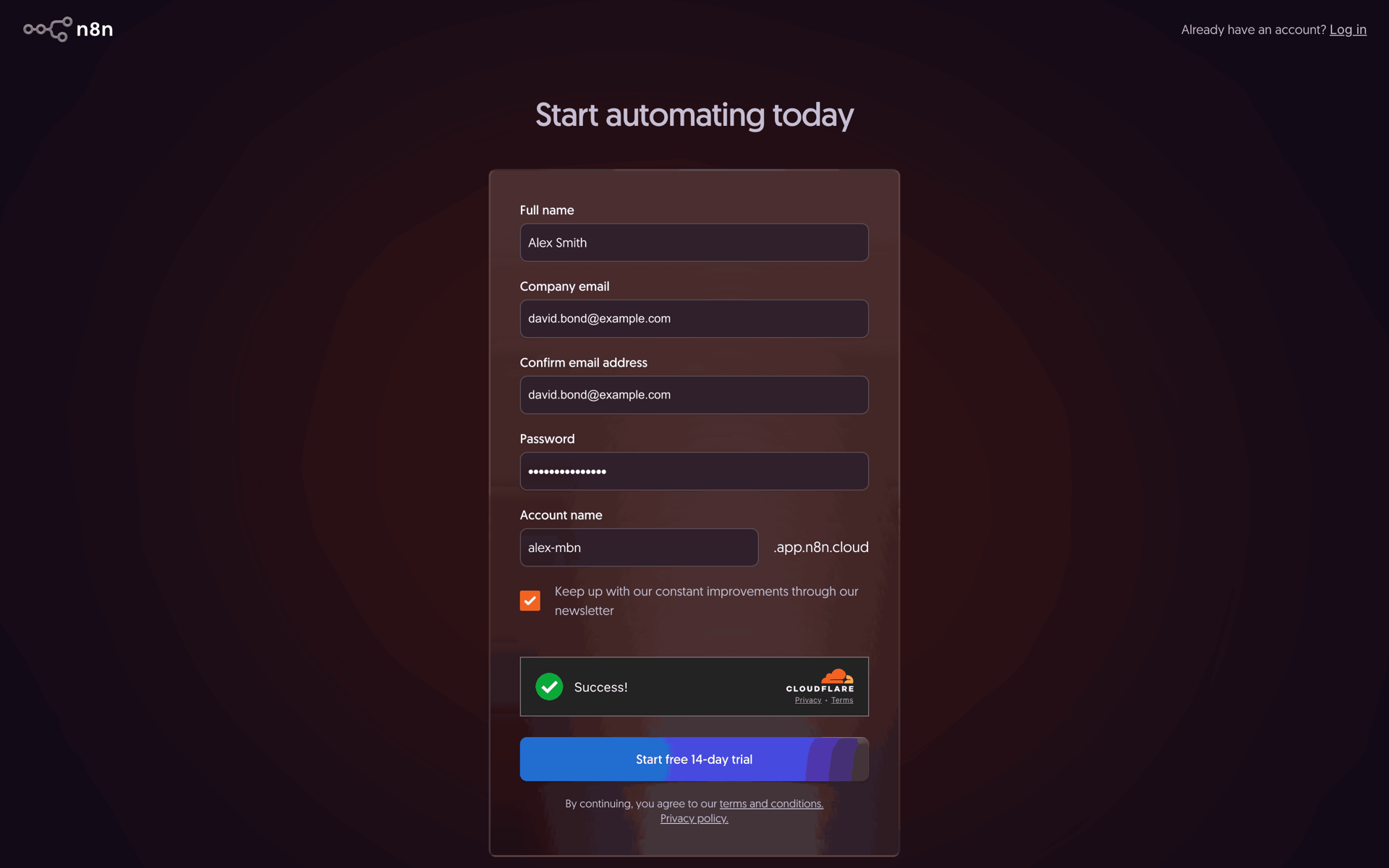 n8n Web AI interface screenshot 5