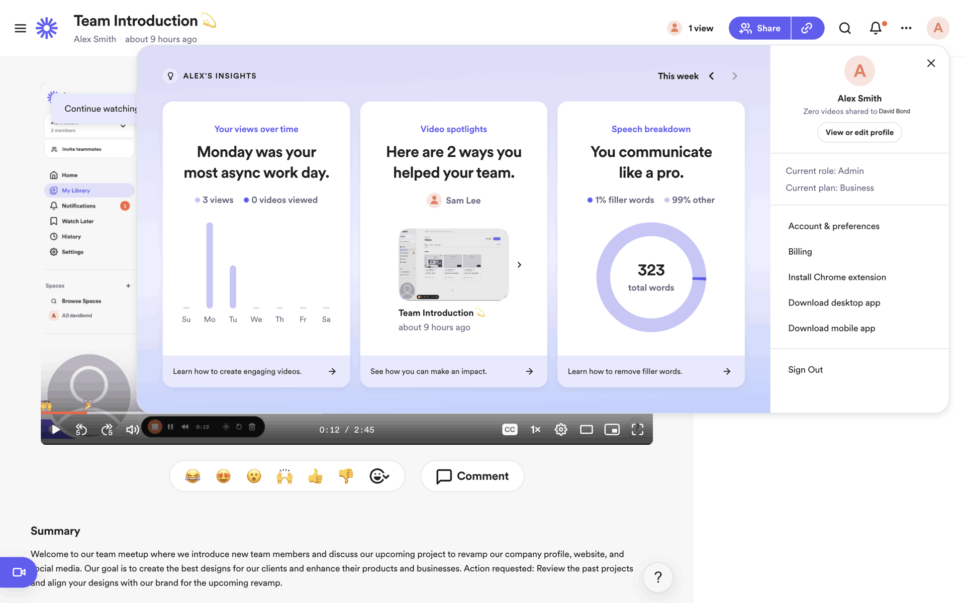 Loom onboarding reference for route by company context