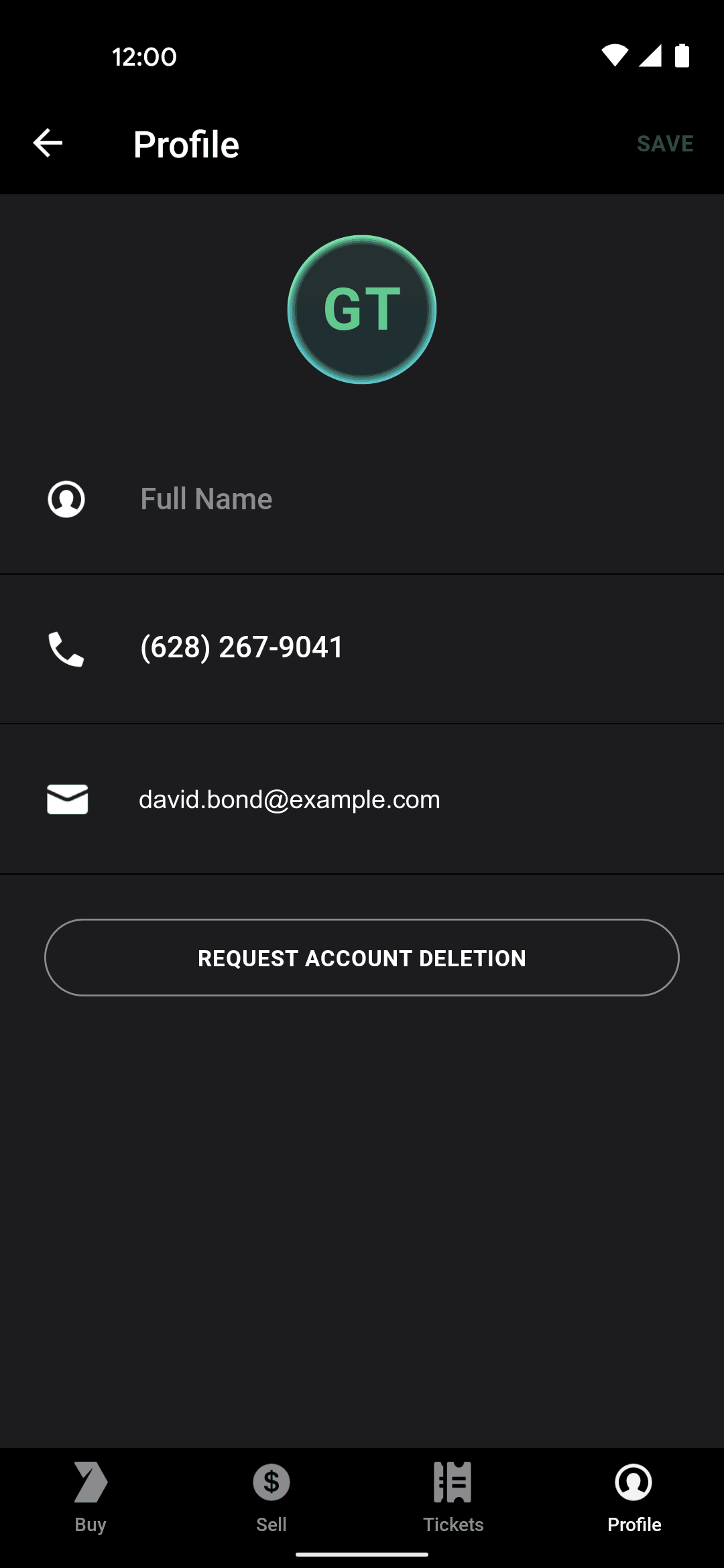 Gametime Android Entertainment interface screenshot 10