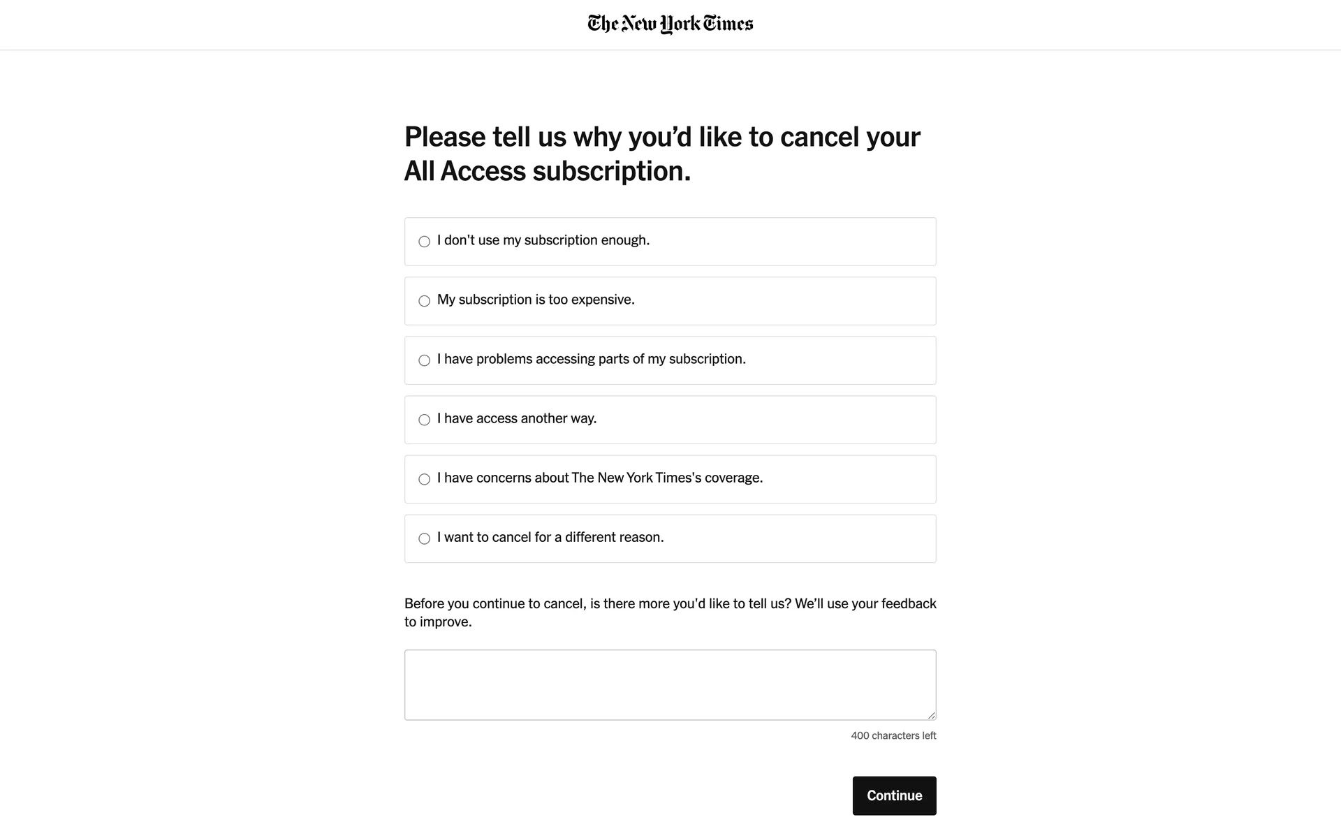 The New York Times screenshot