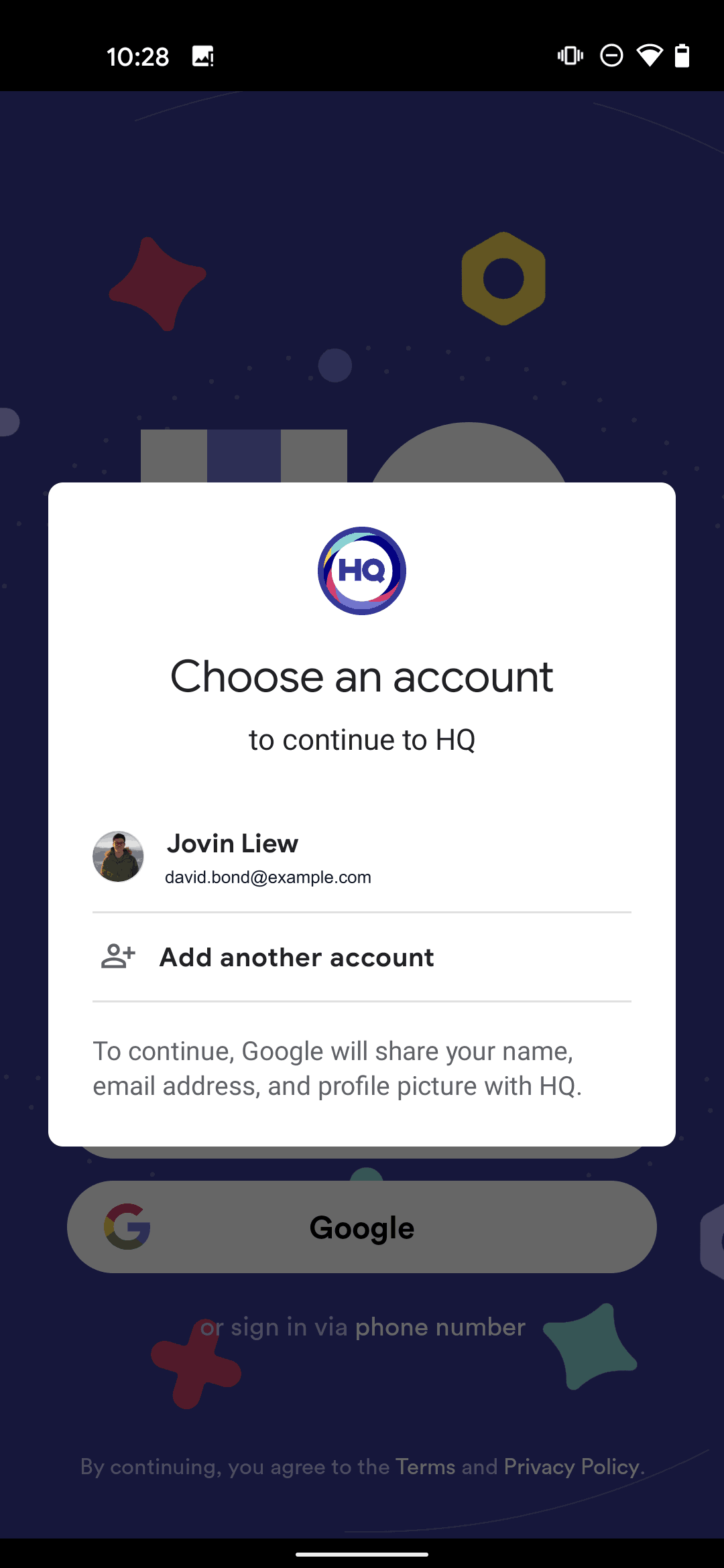 HQ Trivia Android Entertainment interface screenshot 5